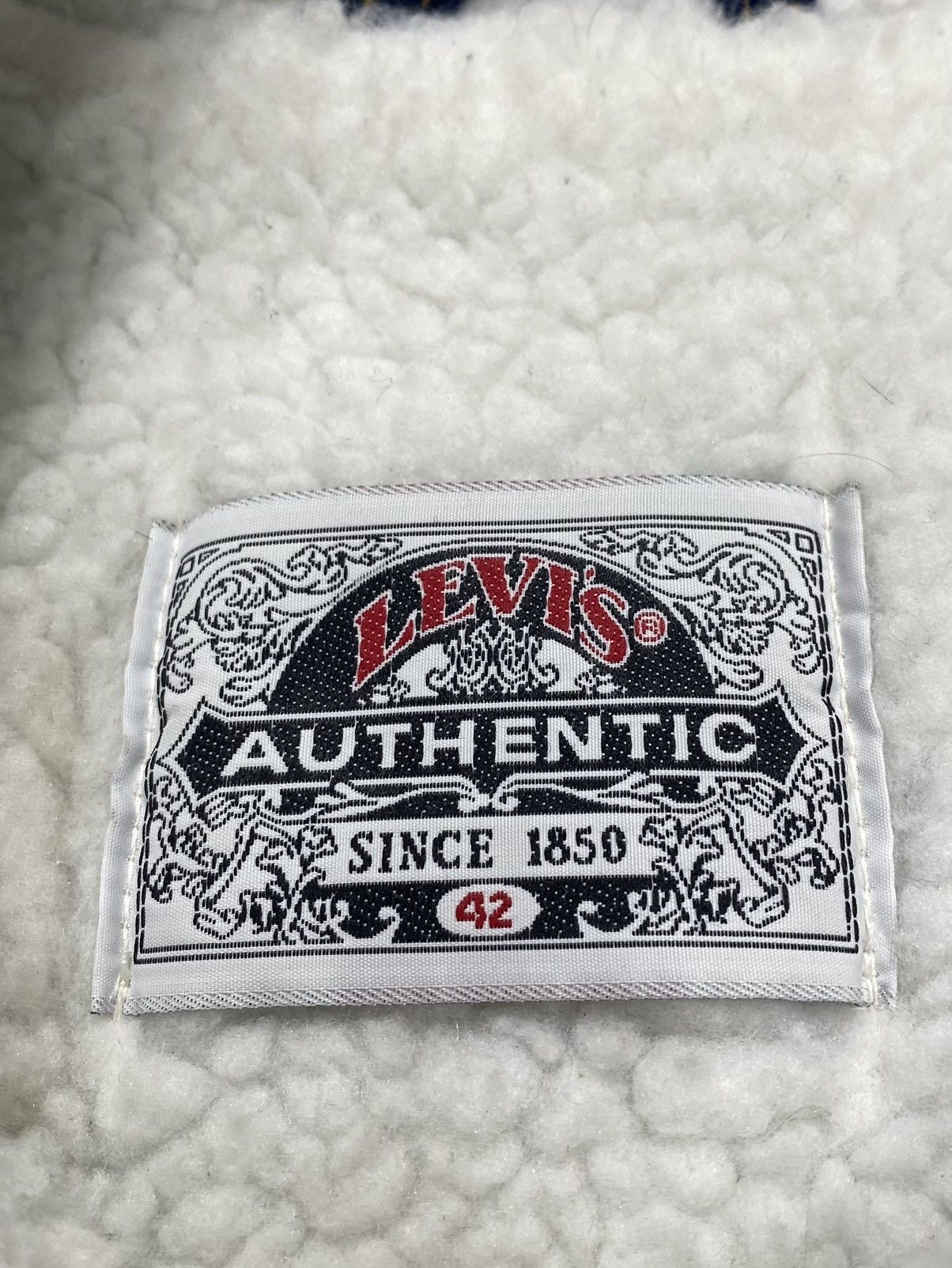 Levi's Vintage Clothing 80’s Vintage Levi’s Auth. Sherpa-Lined Denim Trucker Jacket Size US M / EU 48-50 / 2 - 3 Thumbnail