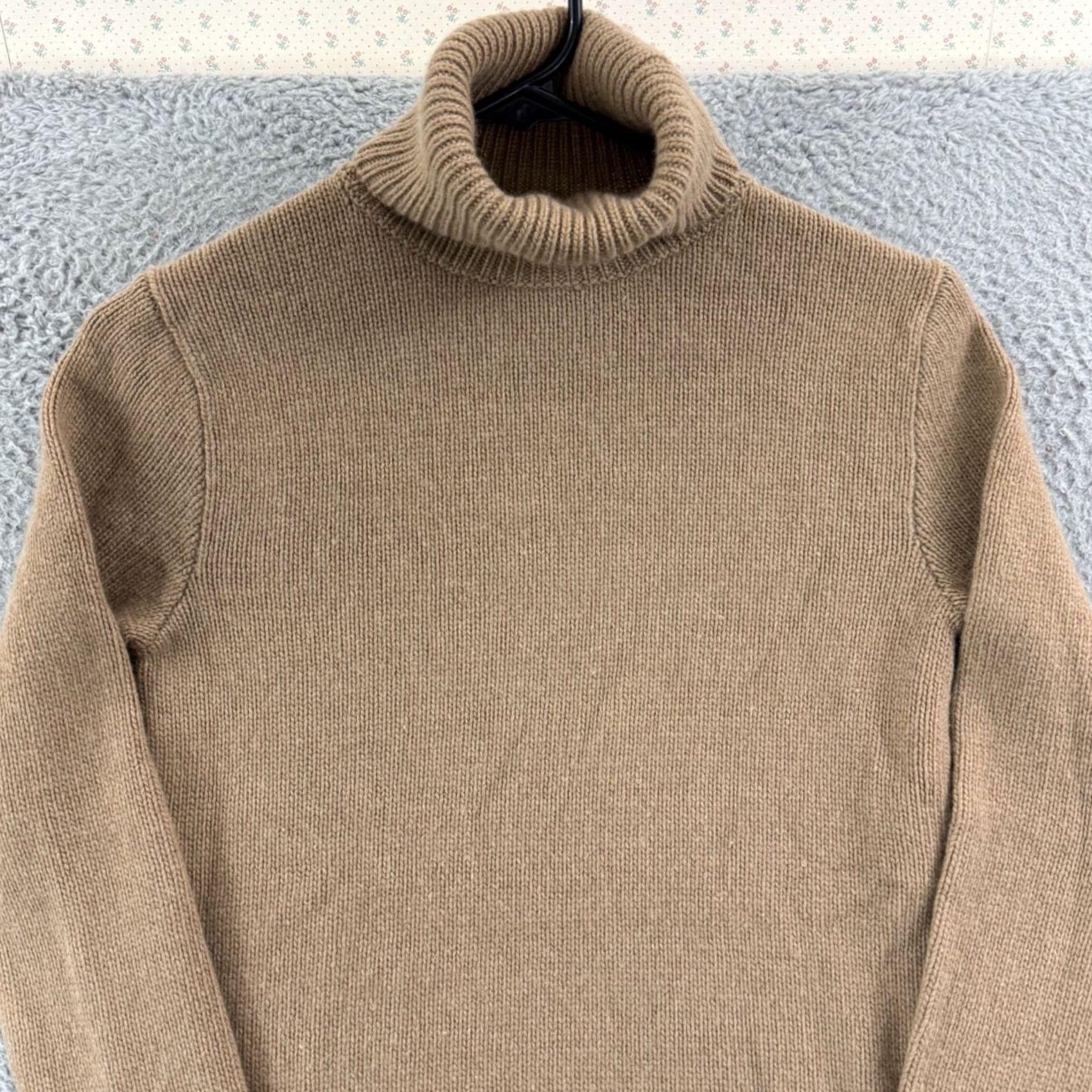 Ralph Lauren Ralph Lauren Sweater Womens Medium Brown Turtleneck Cashmere Wool Long Sleeve Pullover Size M / US 6-8 / IT 42-44 - 3 Thumbnail