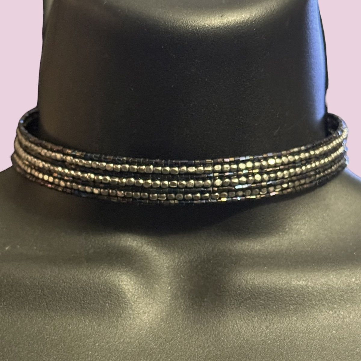 Other Laila Rowe multi strand metallic bead choker cuff necklace Size ONE SIZE - 1 Thumbnail