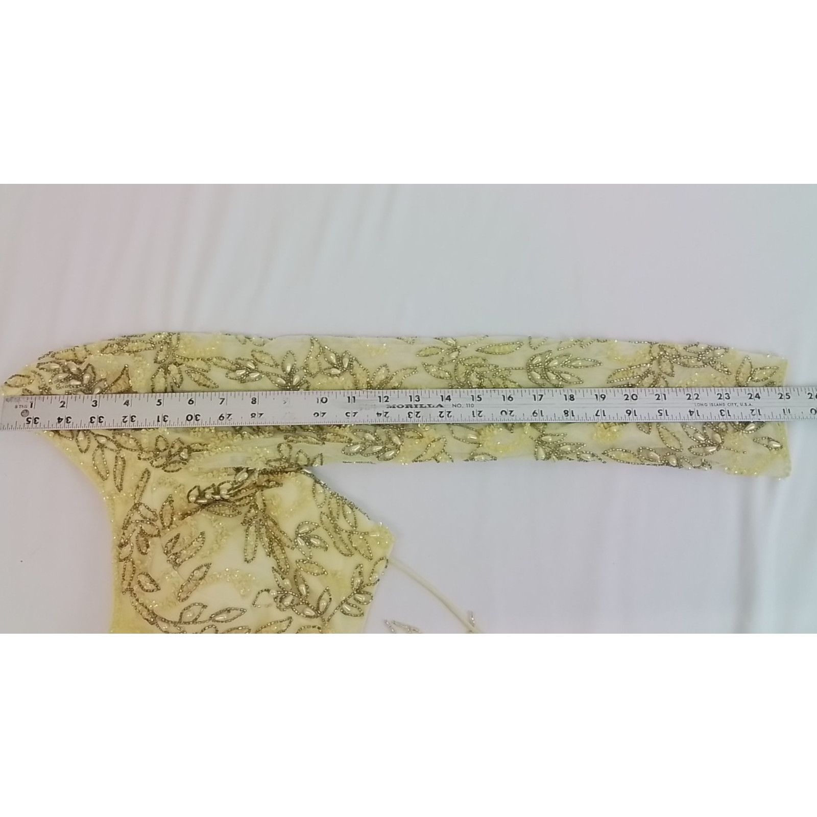 Other Sherri Hill Beaded 2 Piece Women's 4 Yellow Top + Maxi Skirt Size S / US 4 / IT 40 - 13 Thumbnail