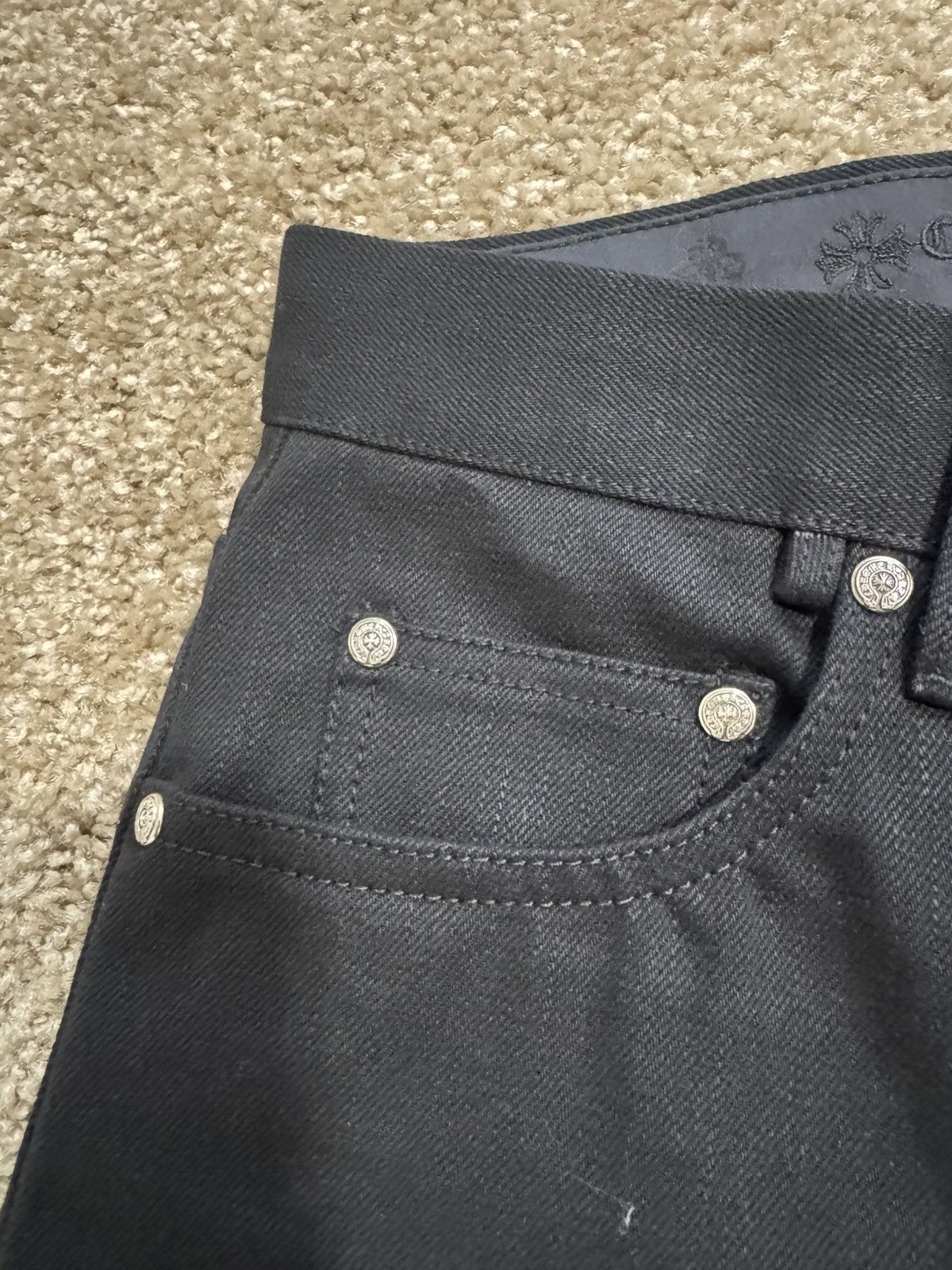 Chrome Hearts Chrome Hearts Fleur Denim Jeans Size US 30 / EU 46 - 8 Thumbnail