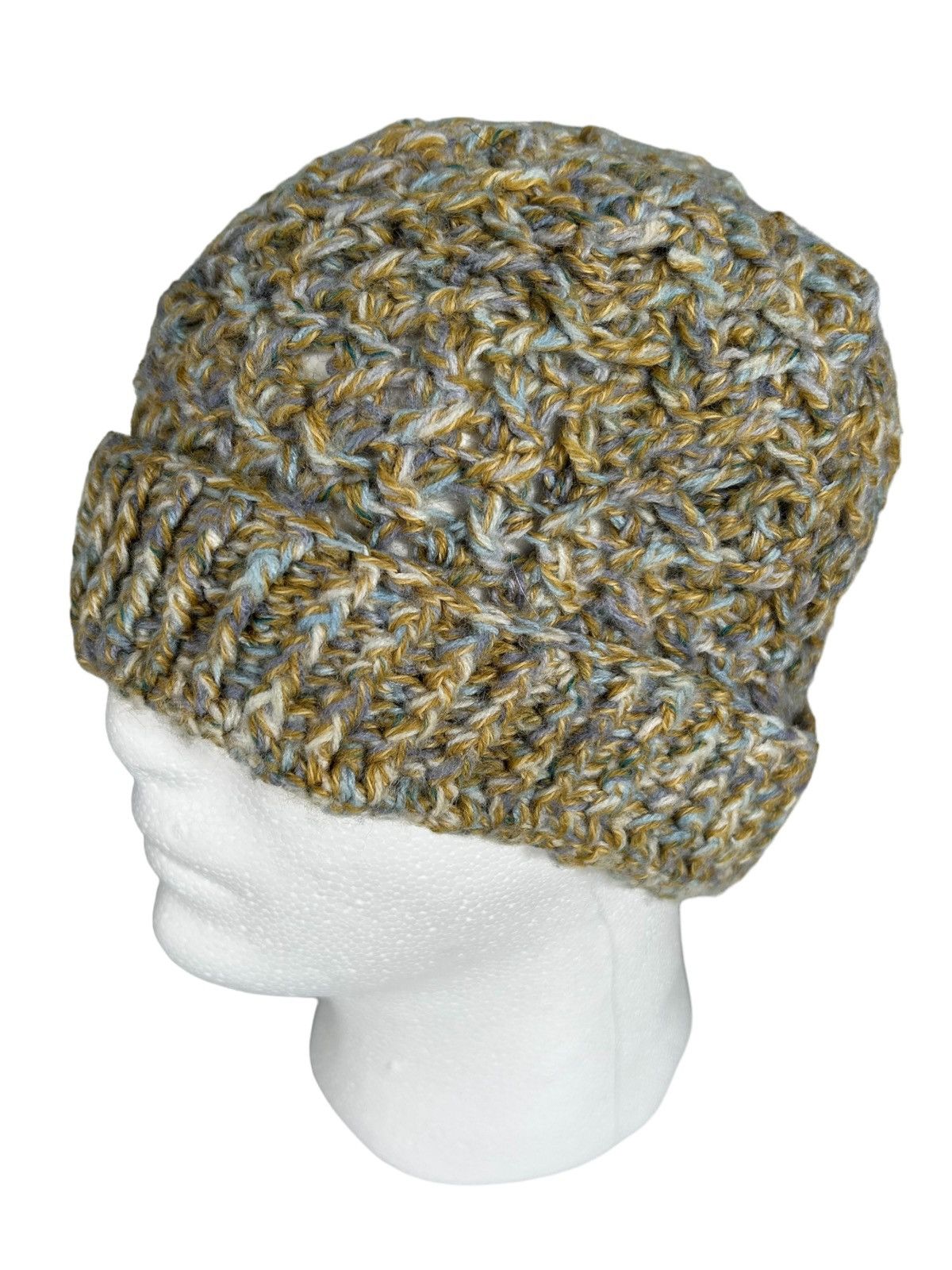 14th Addiction × Japanese Brand Handmade Crochet Knitted Beanie Hats Size ONE SIZE - 2 Thumbnail