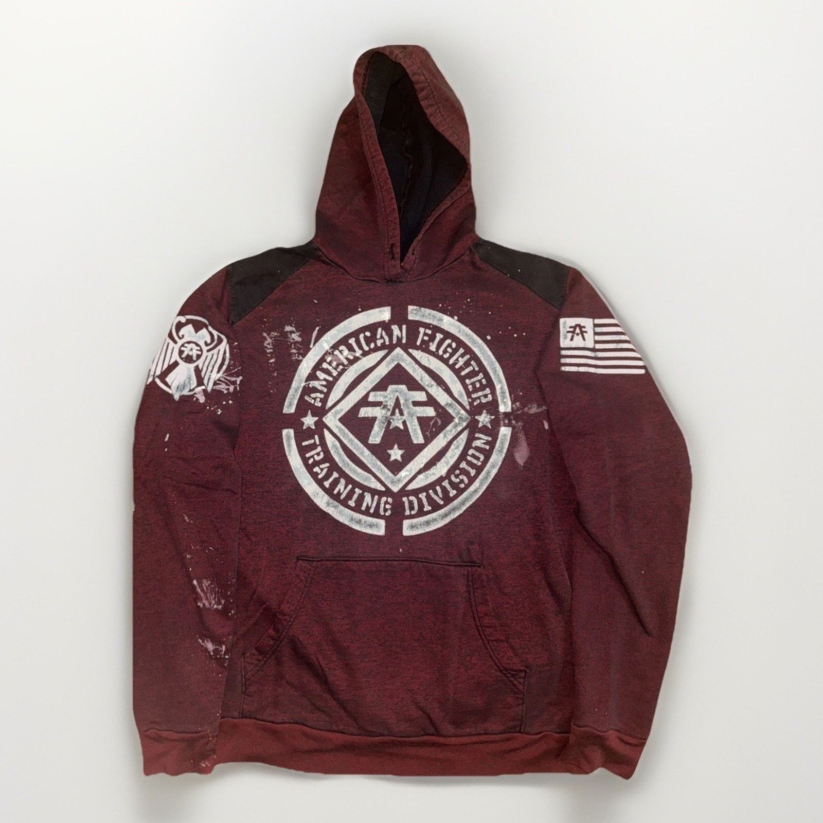 Vintage American Fighter Training Division Hoodie S 20x26 MMA Size US S / EU 44-46 / 1 - 1 Thumbnail