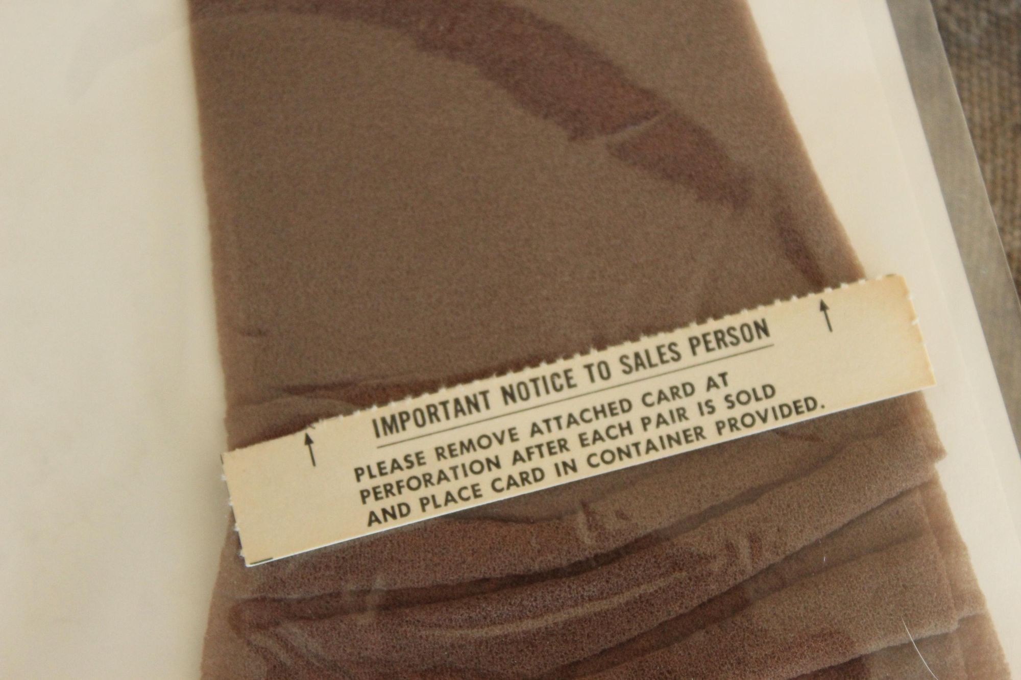 Vintage Vintage 1970s 1980s Knee High Stockings, One Pair New NOS R Size ONE SIZE - 5 Thumbnail