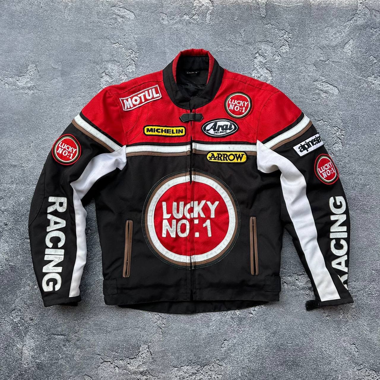 Other Vintage Lucky Strike Racing Team Moto Jacket Size US L / EU 52-54 / 3 - 1 Thumbnail