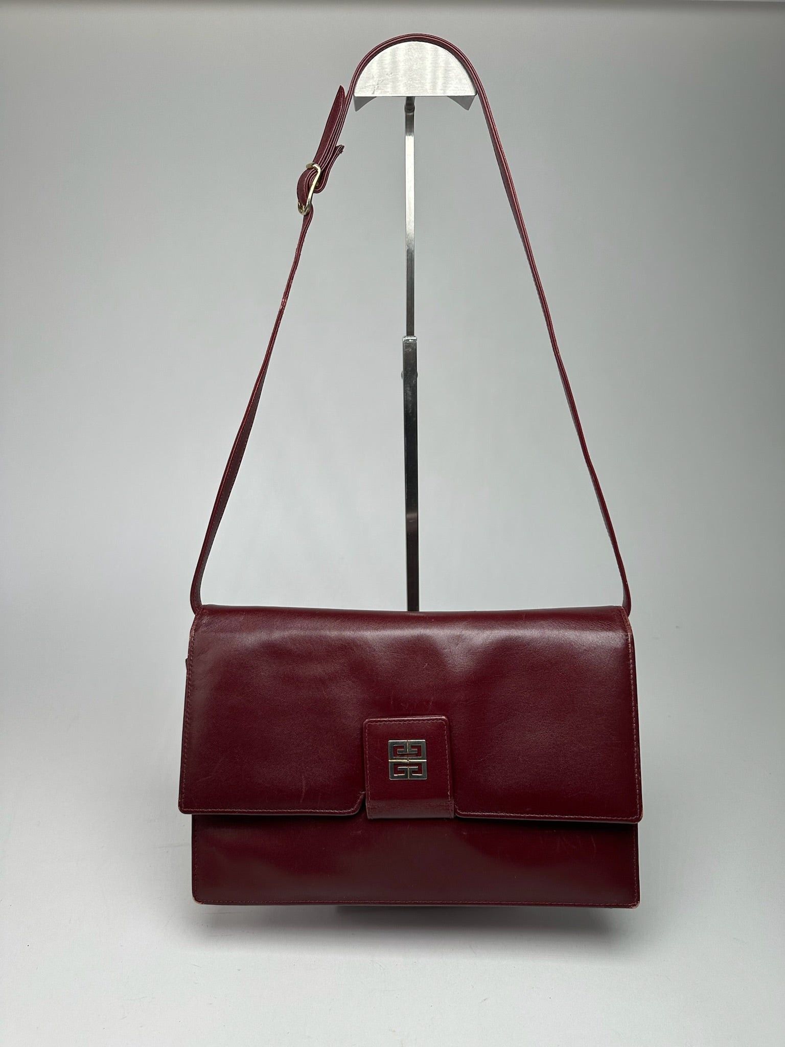 Givenchy Vintage 4G leather bag burgundy Size ONE SIZE - 1 Thumbnail