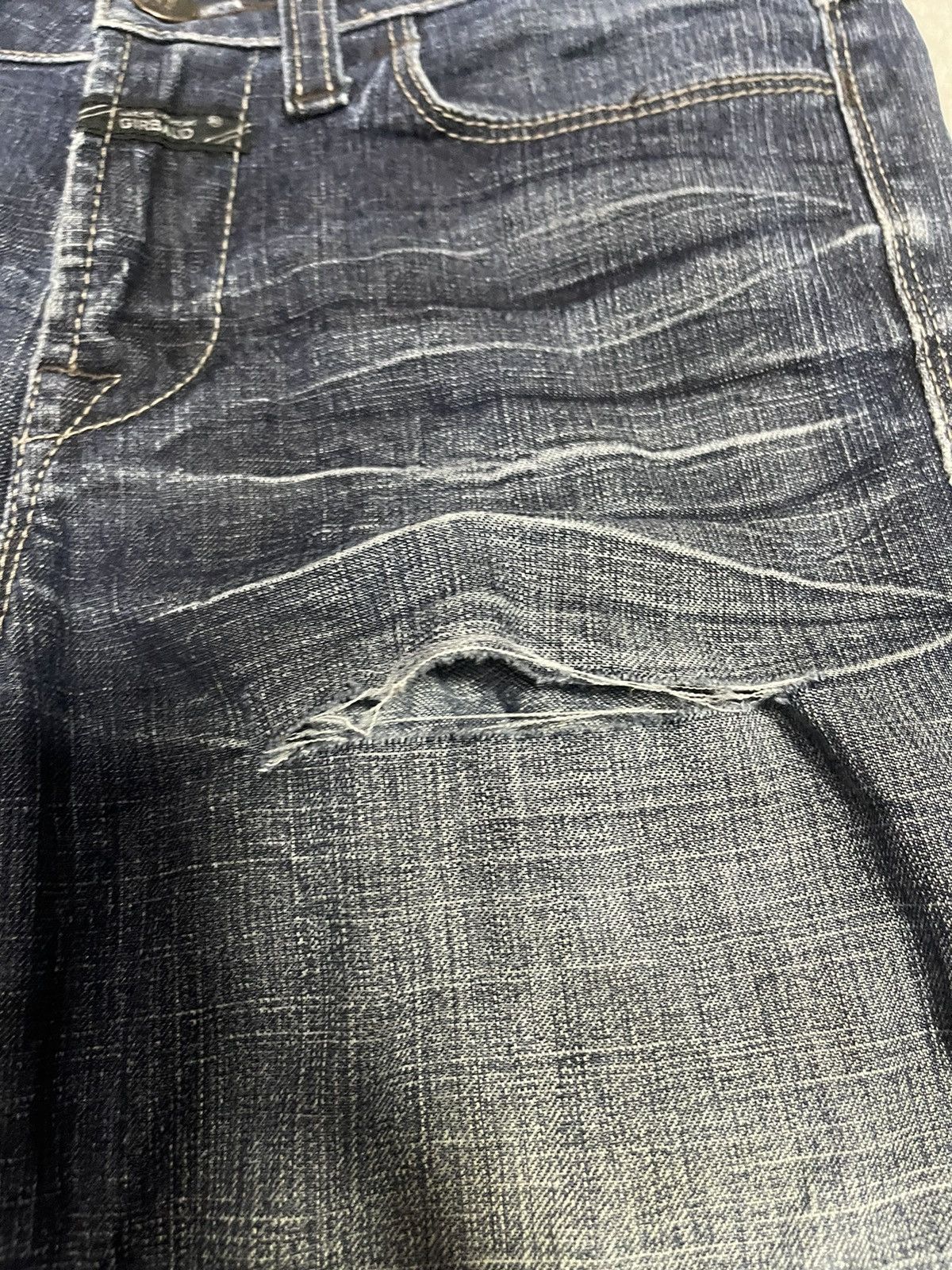Marithe + Francois Girbaud Distressed Marithe Francois Girbaud Flare Jeans (14) Size 27" / US 4 / IT 40 - 9 Thumbnail