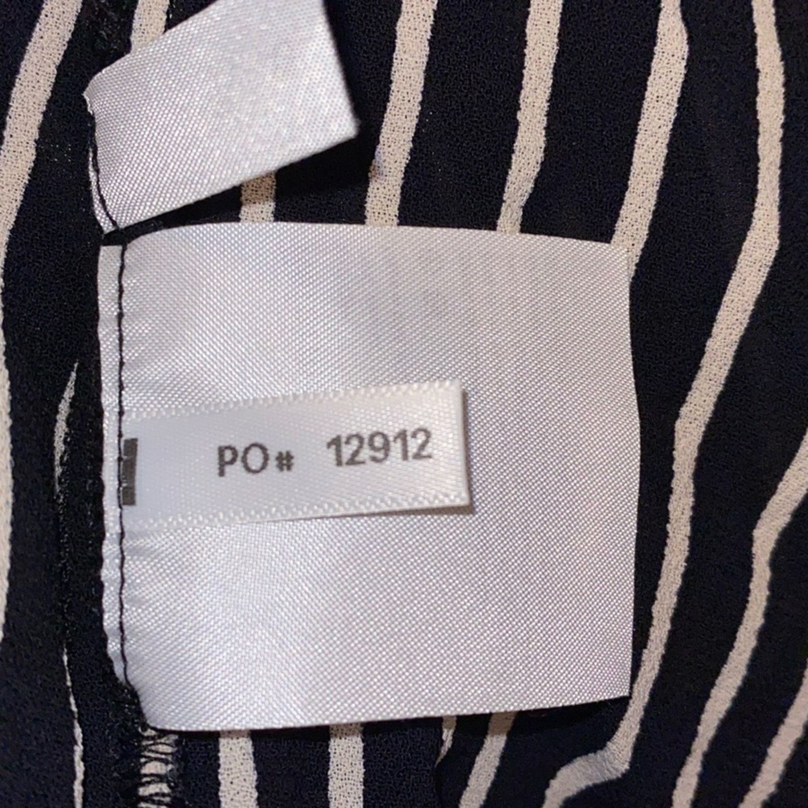 Reformation Reformation Arlington Sheer Striped Blouse Black White S Size S / US 4 / IT 40 - 14 Thumbnail