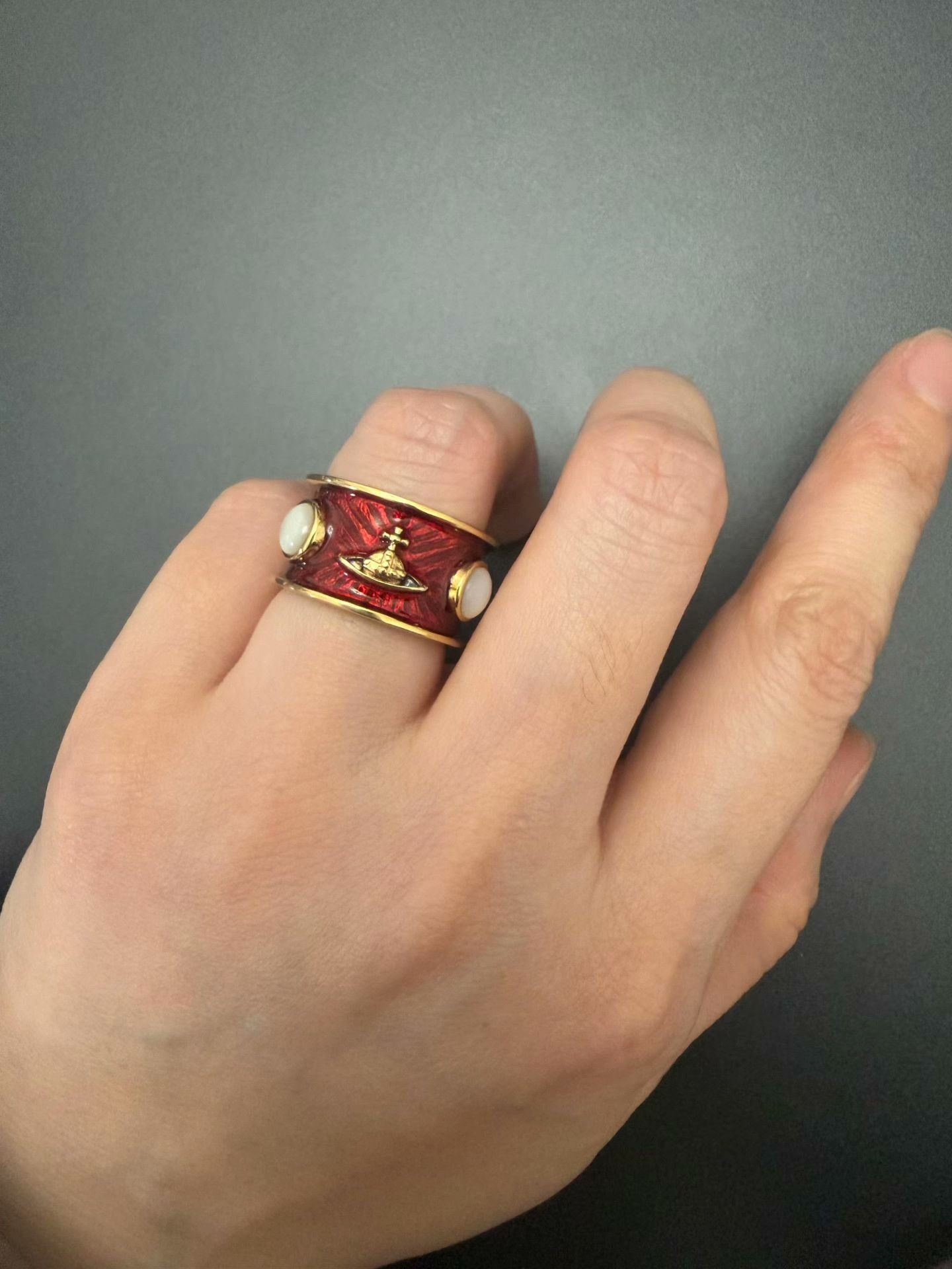 Vivienne Westwood Vivienne Westwood Saturn Ring XS Size ONE SIZE - 1 Thumbnail