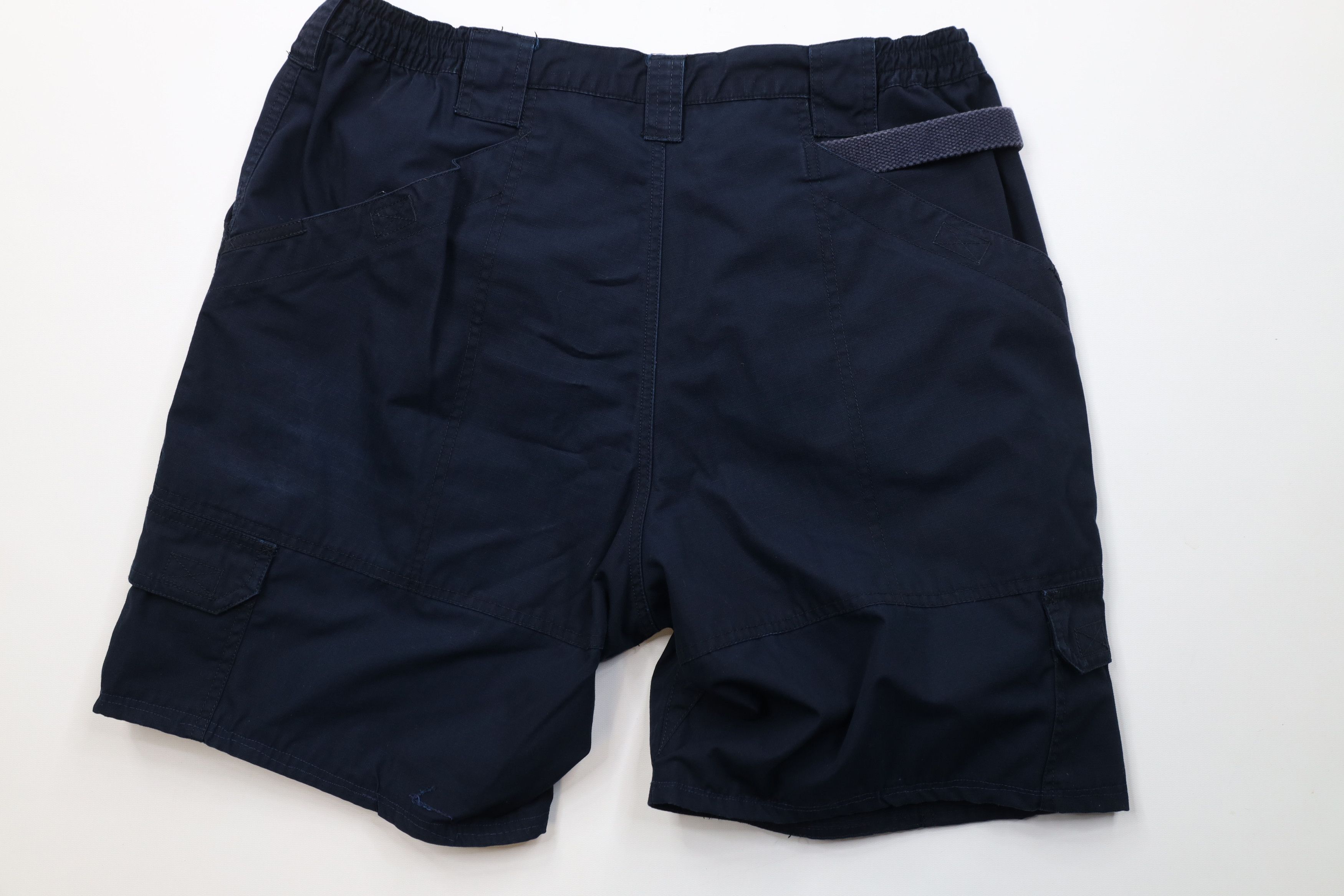 Vintage 5.11 Tactical Series Ripstop Uniform Cargo Shorts Blue Size US 38 / EU 54 - 8 Thumbnail
