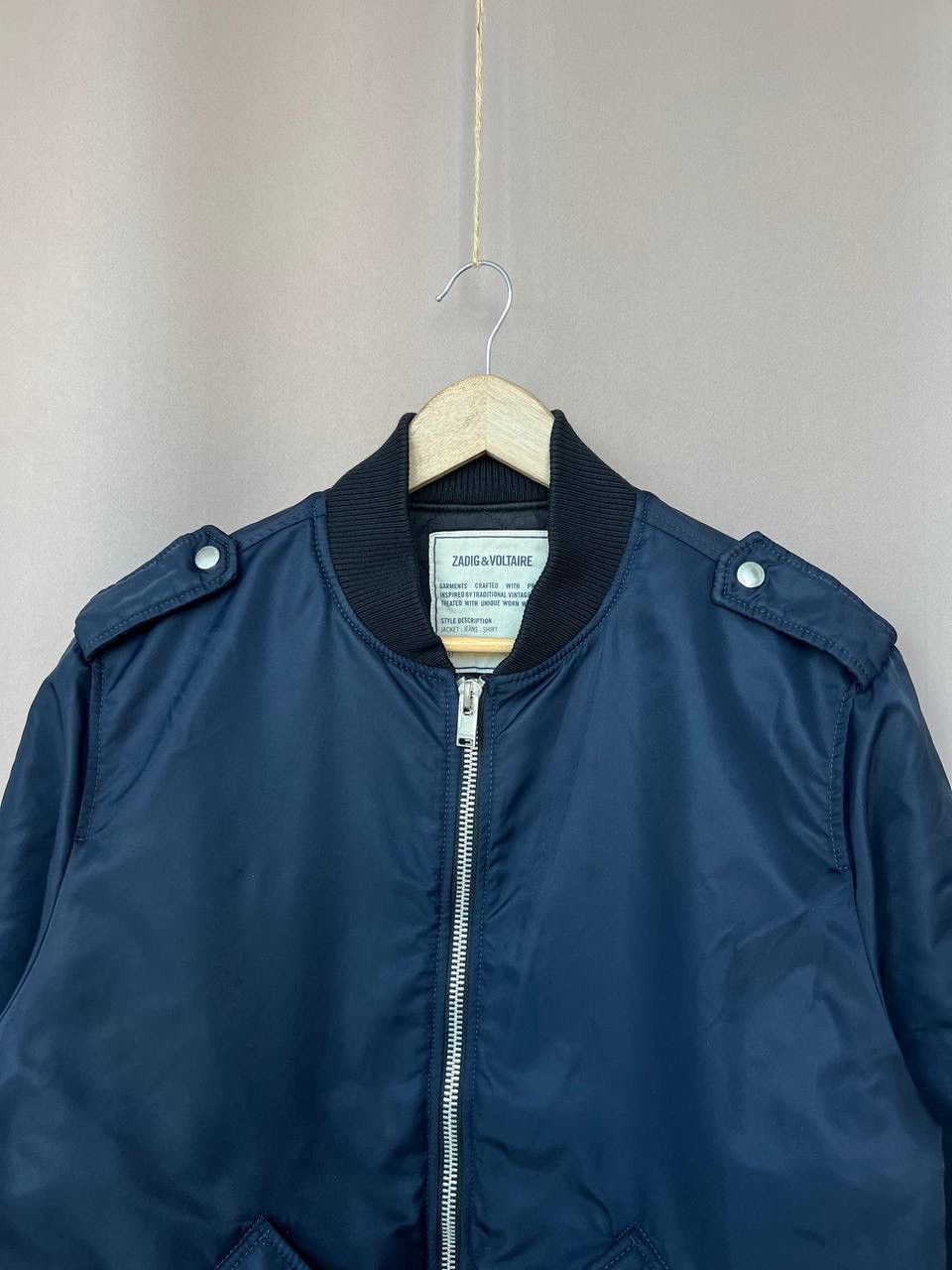 Zadig & Voltaire Zadig & Voltaire Benet Twill Bomber Men's Size L Jacket Size US L / EU 52-54 / 3 - 2 Thumbnail