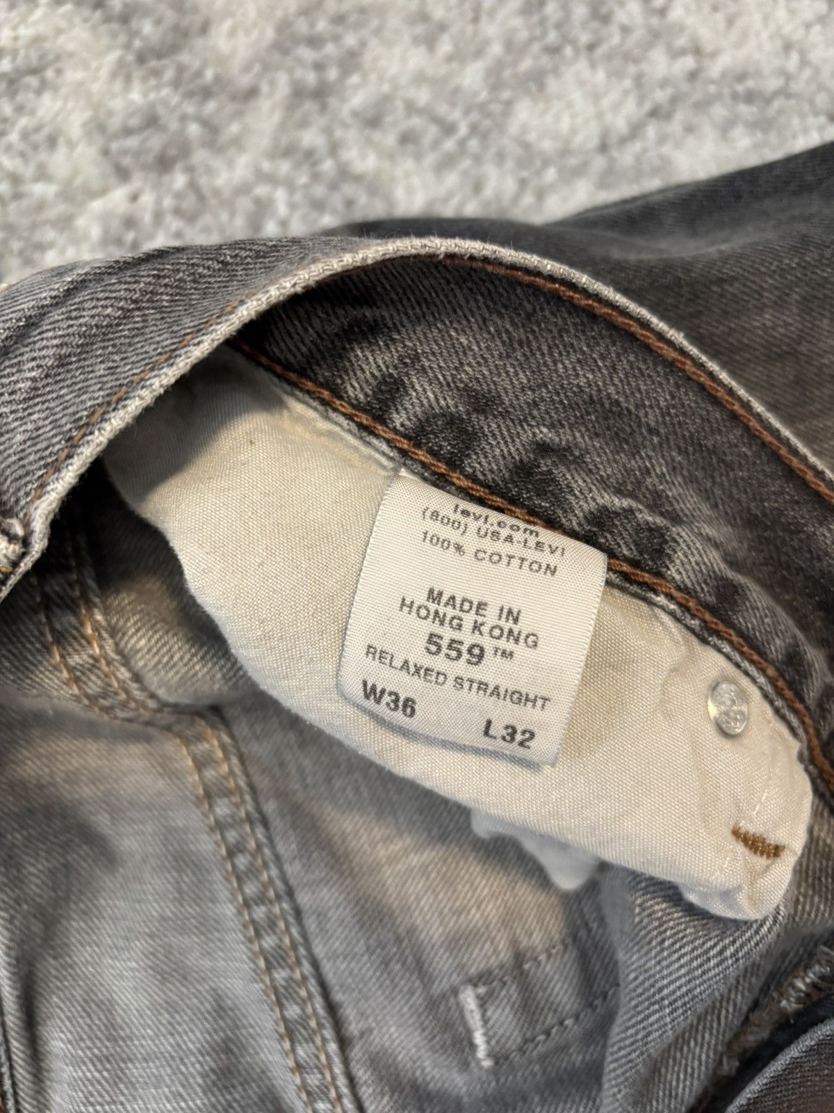 Levi's Vintage Levi Baggy Jeans Size US 36 / EU 52 - 3 Thumbnail