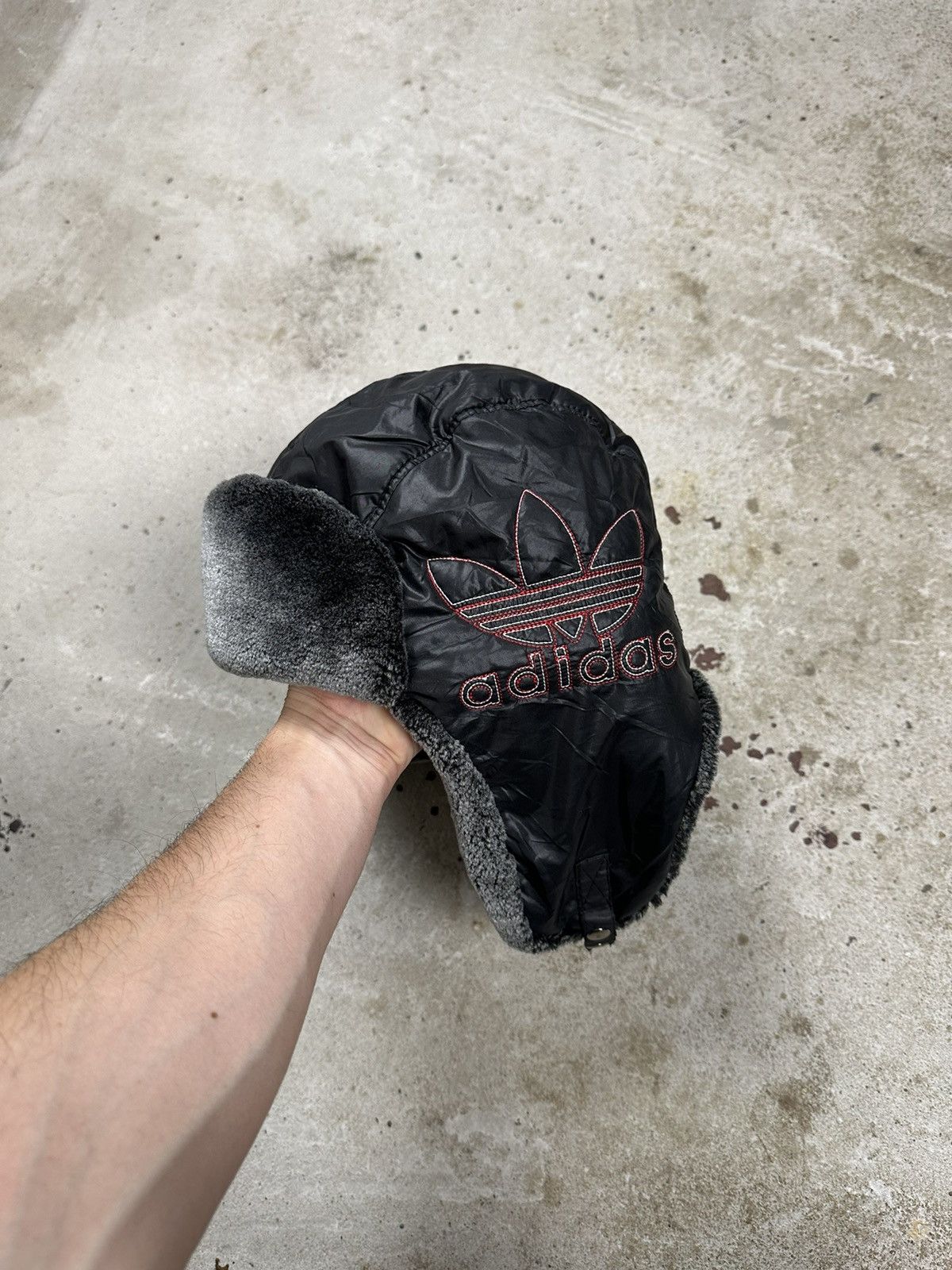 Adidas Streetwear Vintage Vintage 90s Adidas Ushanka Trapper Hat Bootleg Rare Grailed