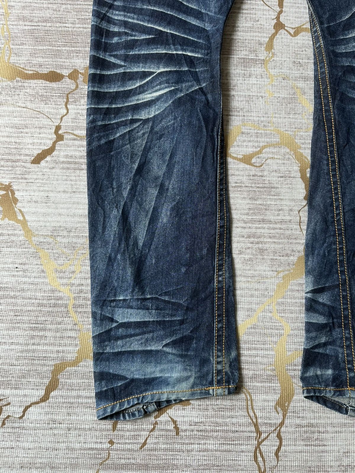 Morgan Homme Morgan Homme De Toi Claw Marks Curve Leg Design Denim Size US 29 - 13 Thumbnail