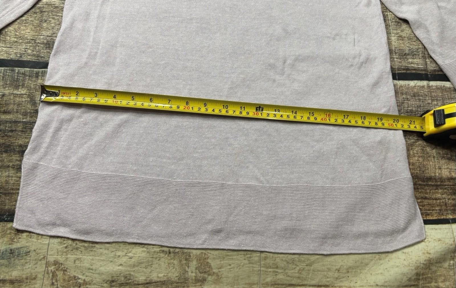 Other J Jill Top Womens Medium Linen Blend Lilac 3/4 Sleeve Size M / US 6-8 / IT 42-44 - 11 Thumbnail