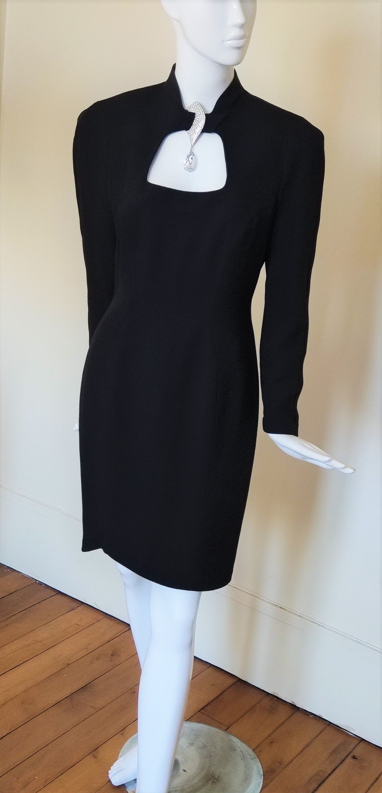 Thierry Mugler Thierry Mugler Couture Runway Rhinestone Diamond Dress Size S / US 4 / IT 40 - 7 Thumbnail