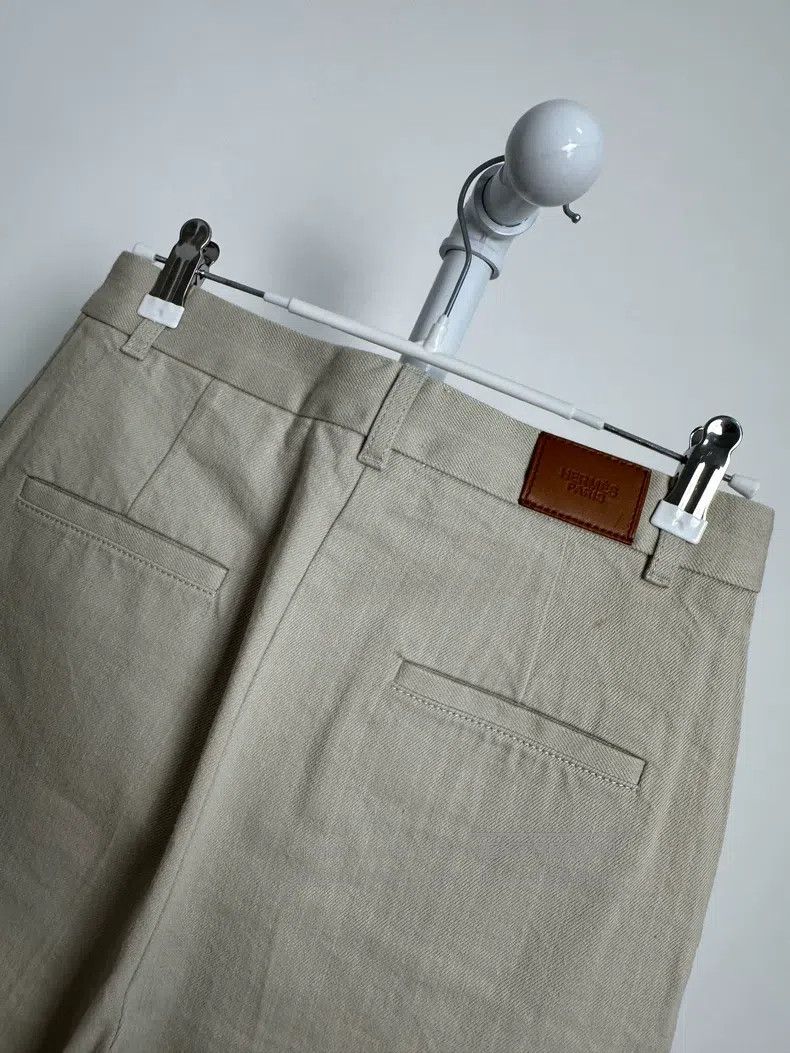 Hermes Hermes Khaki Casual Pants Size 42" / US 20 - 4 Thumbnail