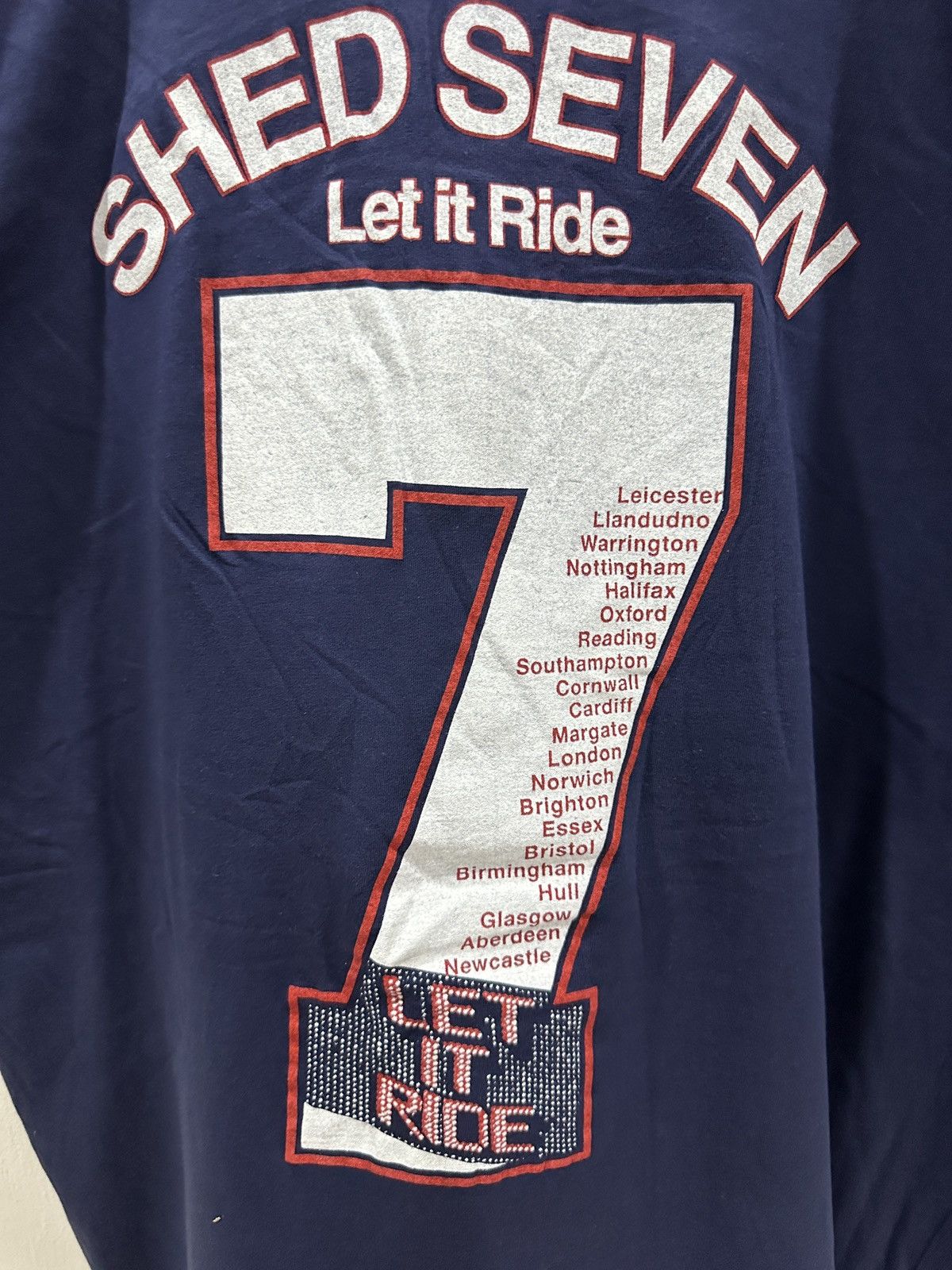 Band Tees × Vintage vintage 90s SHED SEVEN live on tour britpop promo t-shirts Size US XL / EU 56 / 4 - 6 Thumbnail