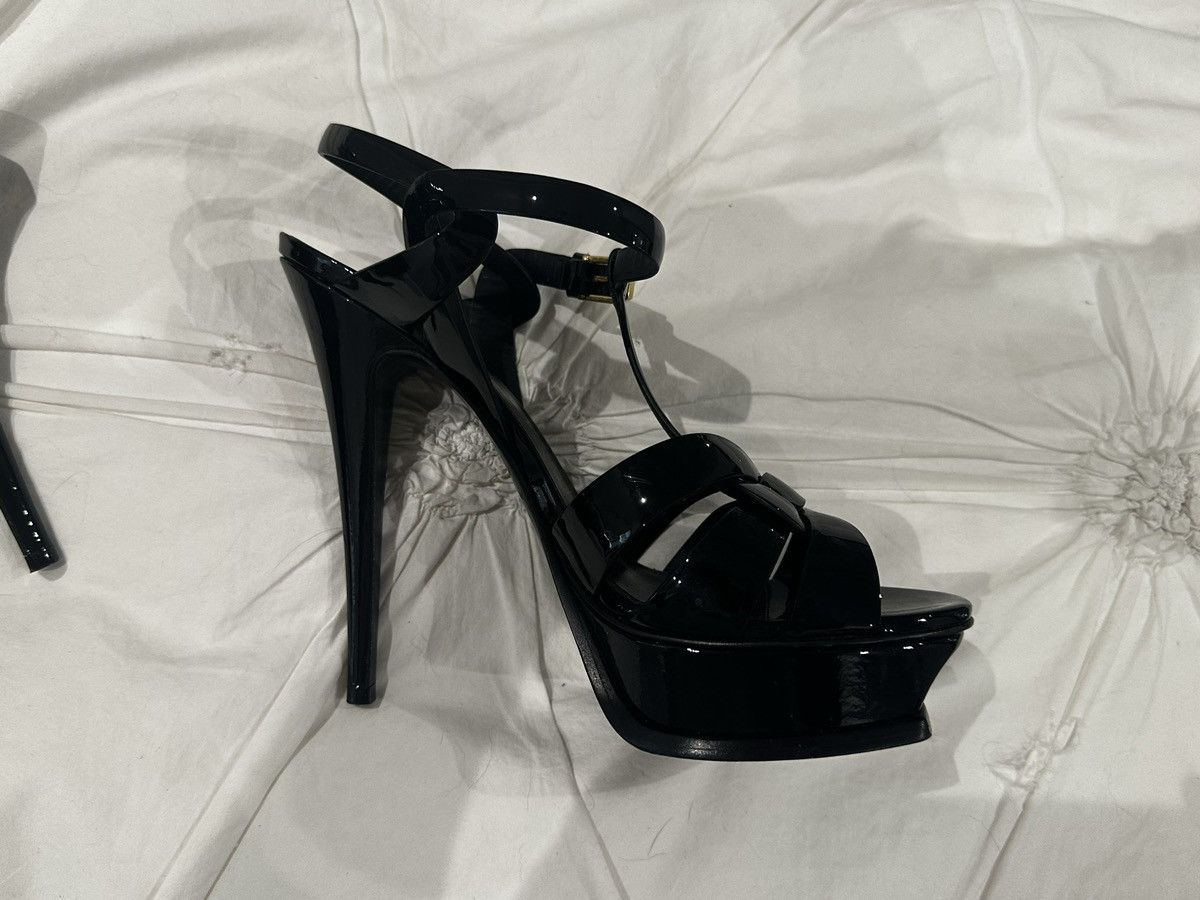 Yves Saint Laurent Saint Laurent tribute patent platform sandals Size US 10 / IT 40 - 4 Thumbnail