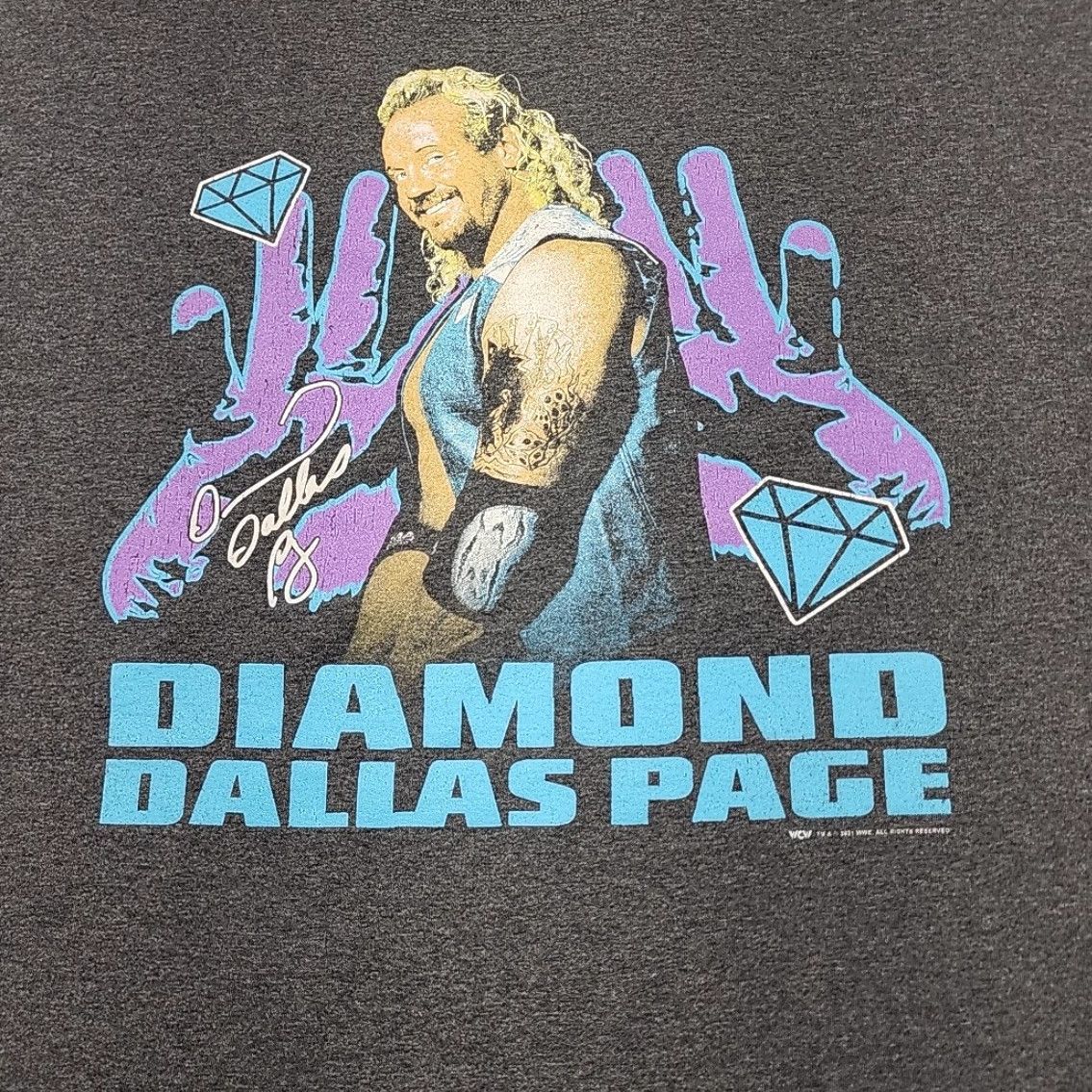 Vintage WCW WWE Diamond Dallas Page Tee Shirt Mens 3XL Gray Short Sleeve T-Shirt Graphic Print WWE Graphic Tee Shirt Mens 3XL Gray Short Sleeve Size US XXL / EU 58 / 5 - 7 Thumbnail