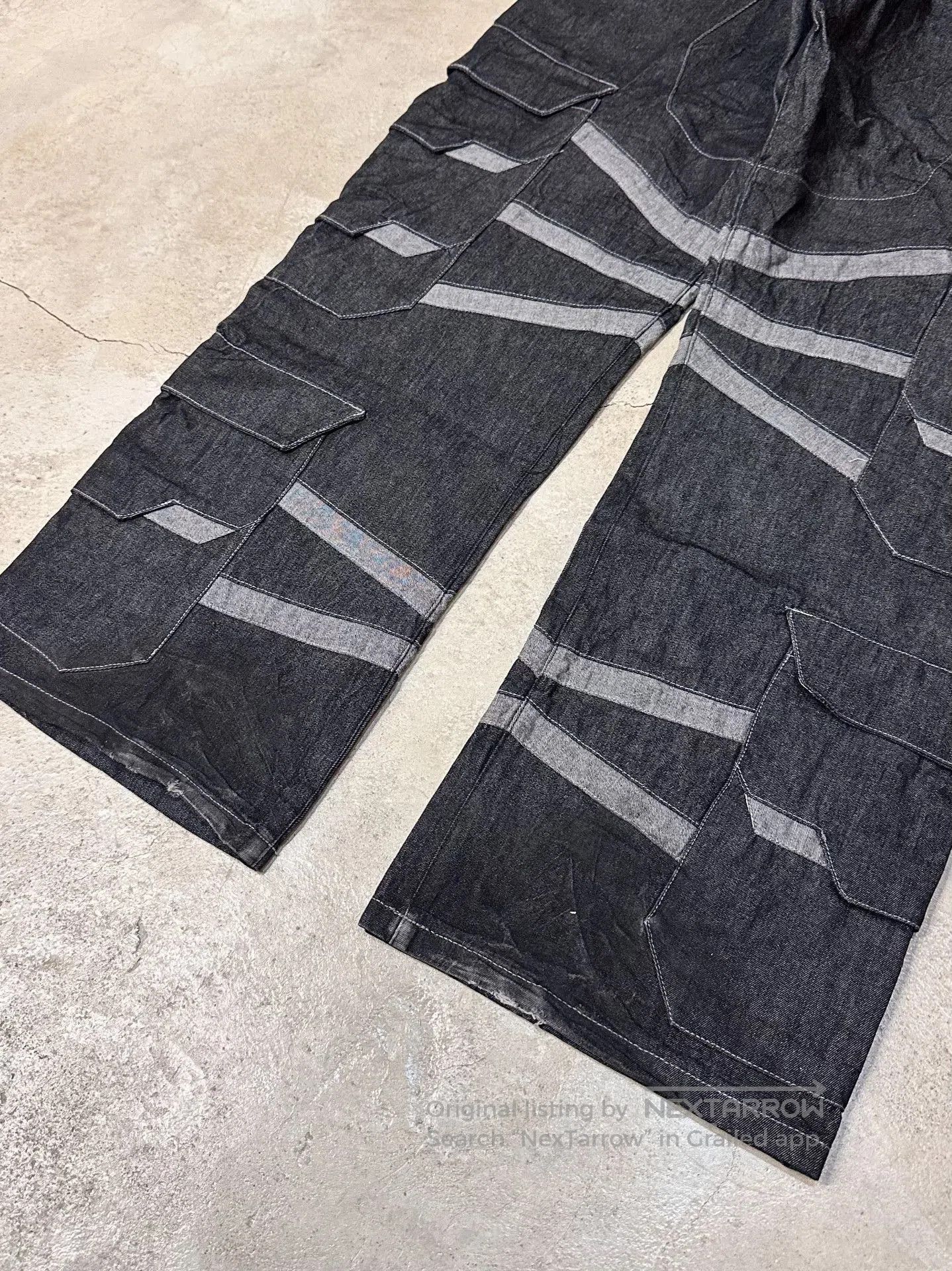 Vintage Vintage 90s Cyberdog Cargo Jeans. Size US 31 - 7 Thumbnail