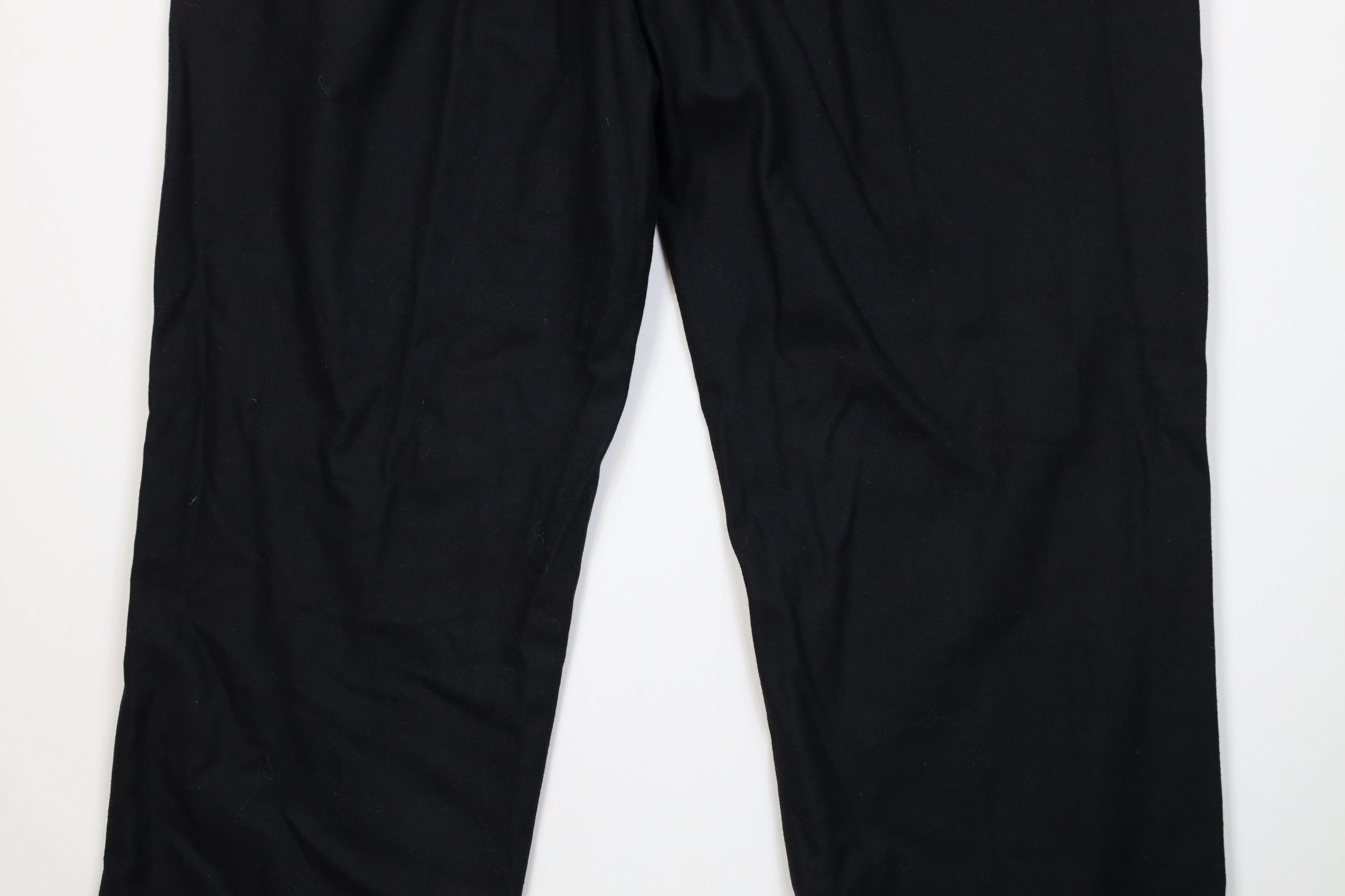 Polo Ralph Lauren Vintage 90s Ralph Lauren Knit Wide Leg Chino Pants Black Size US 40 / EU 56 - 13 Thumbnail