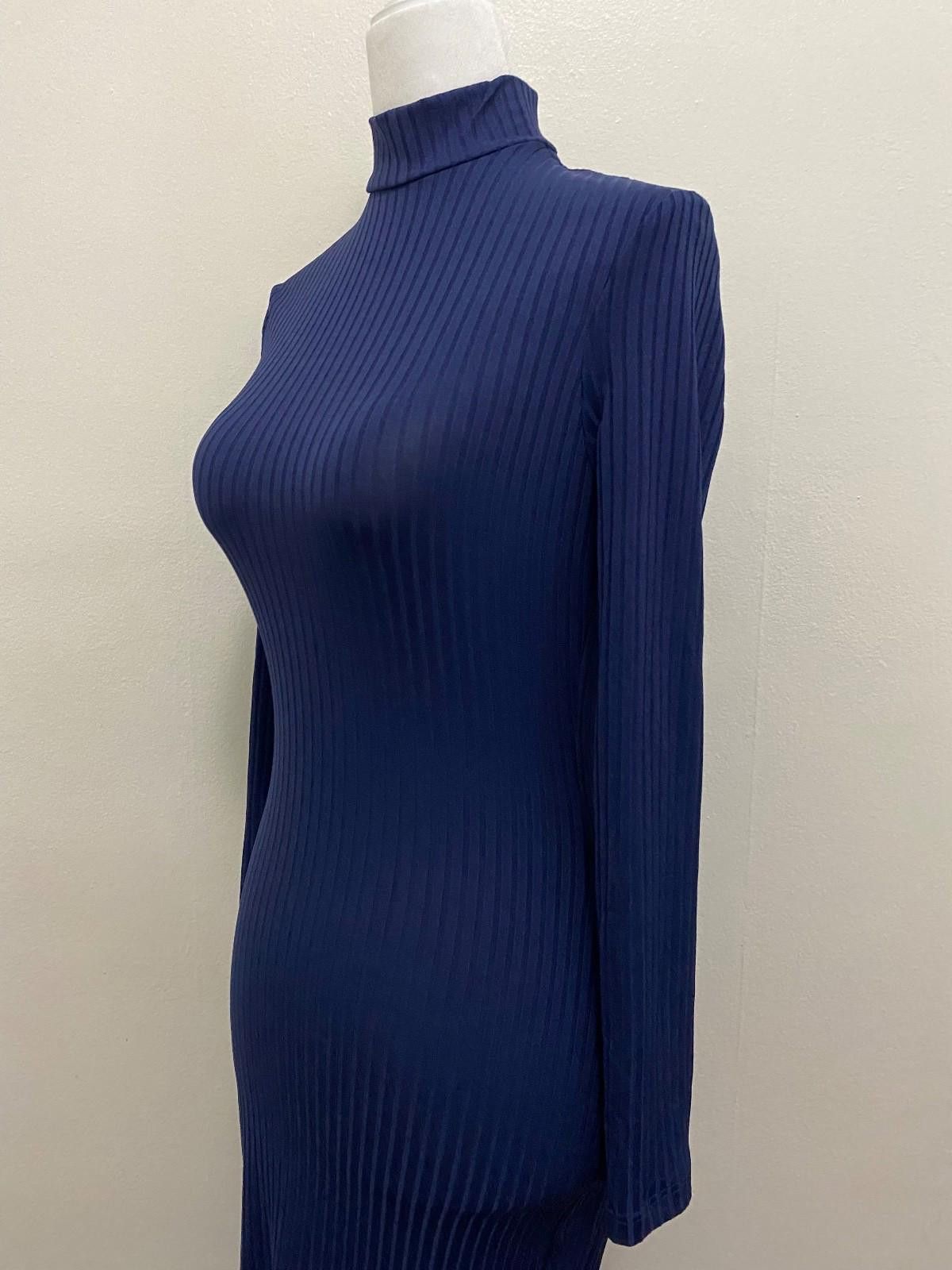 Other FLOUNCE CLUB Knit Mockneck Midi Dress with Side Slit (SMALL) Size S / US 4 / IT 40 - 6 Thumbnail