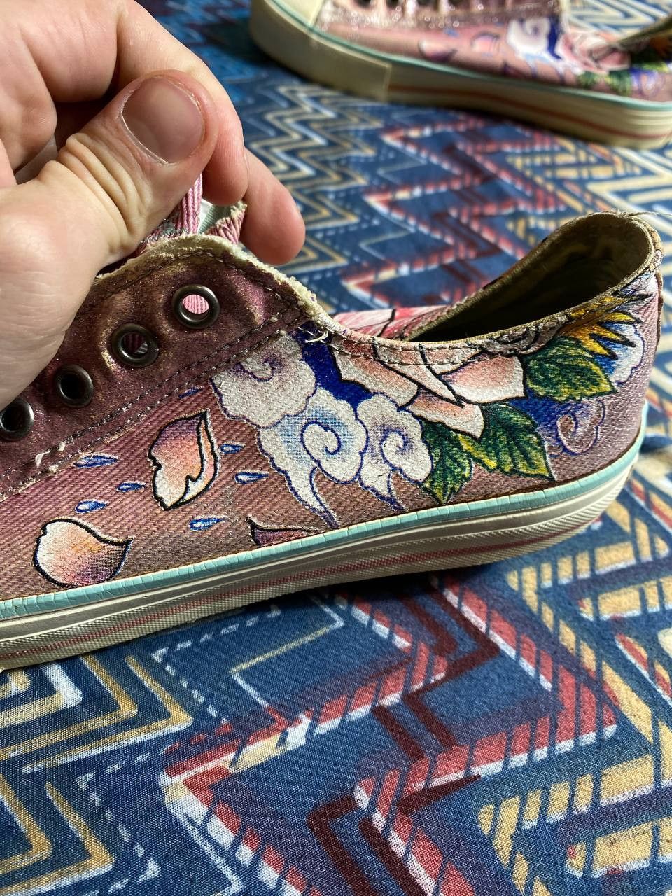 Ed Hardy Ed hardy low top sneakers tattoo stile y2k pink Size US 7 / IT 37 - 9 Thumbnail