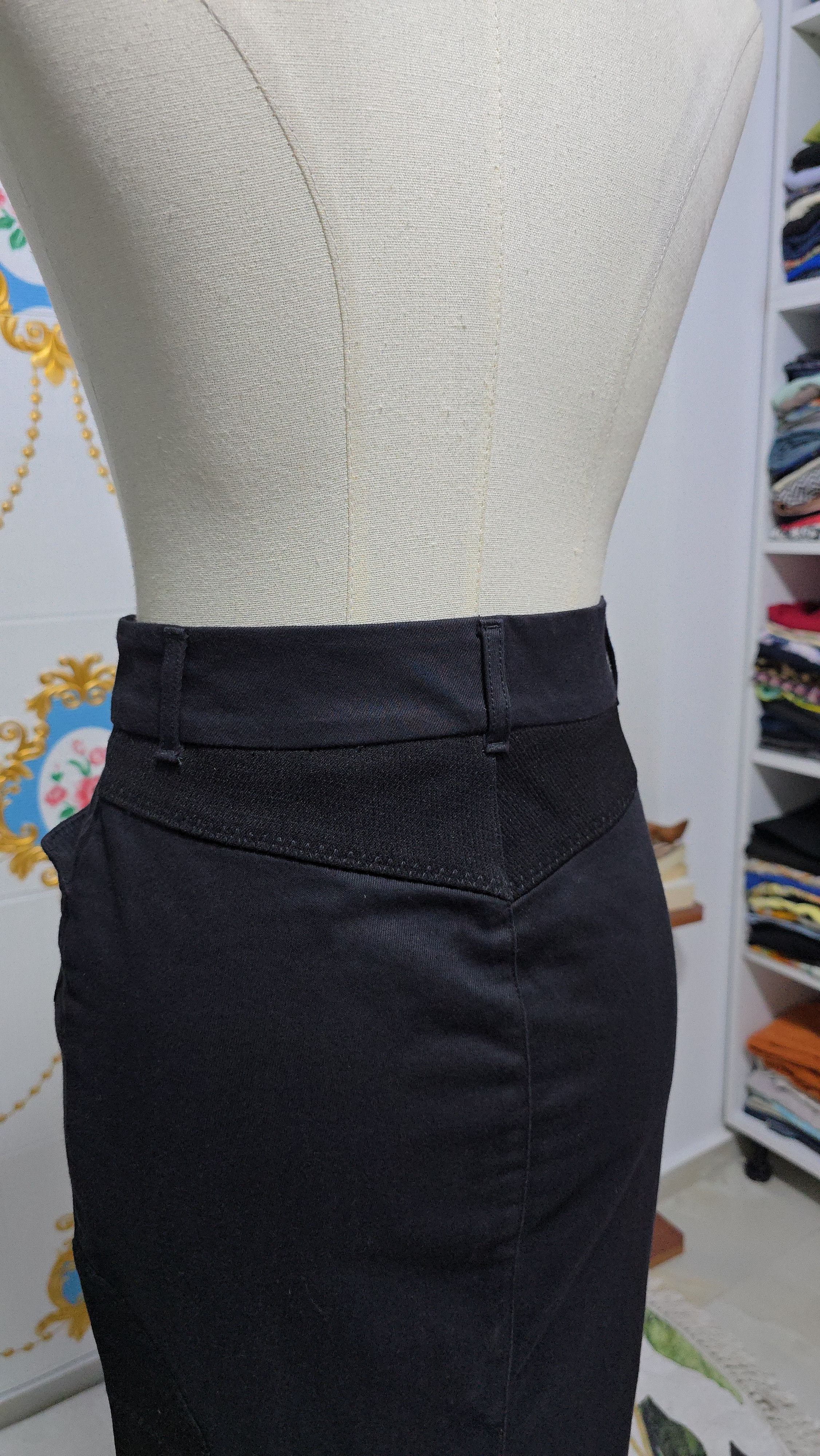 Moschino × Vintage MOSCHINO skirt women size small VINTAGE Size 27" / US 4 / IT 40 - 10 Thumbnail
