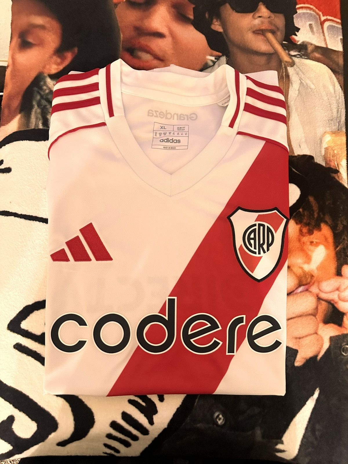 Adidas Adidas River Plate Jersey 2024/25 Home Jersey Size US XL / EU 56 / 4 - 2 Thumbnail