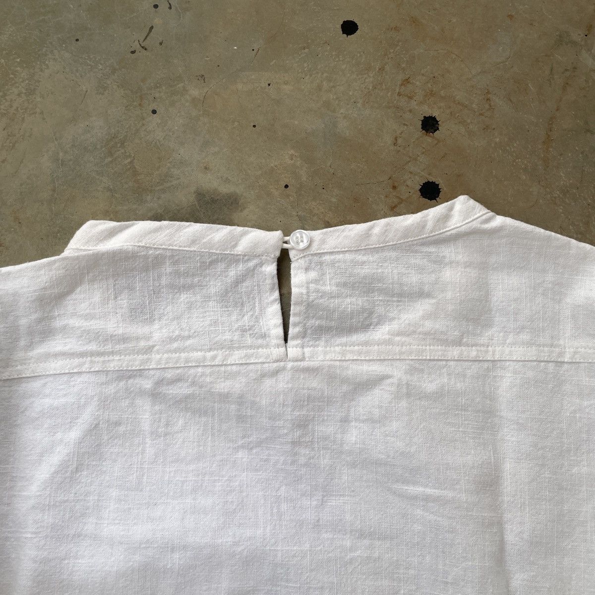 L.F. Markey LF Markey Fabian Top Shirt White Linen Blend Casual Ladies Size XS / US 0-2 / IT 36-38 - 8 Thumbnail