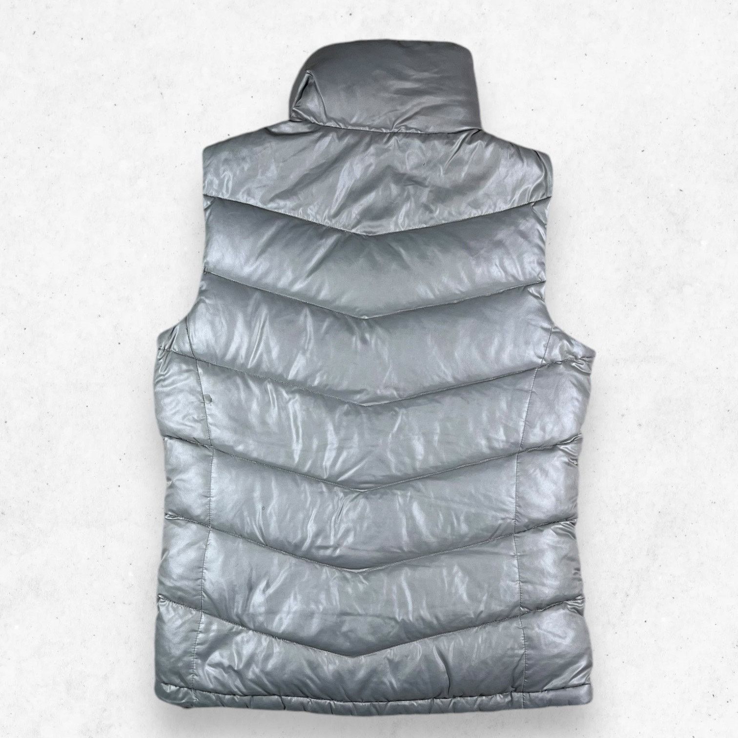 The North Face The North Face Quilted Puffer Down Vest 700 Women's S Silver Size S / US 4 / IT 40 - 2 Thumbnail