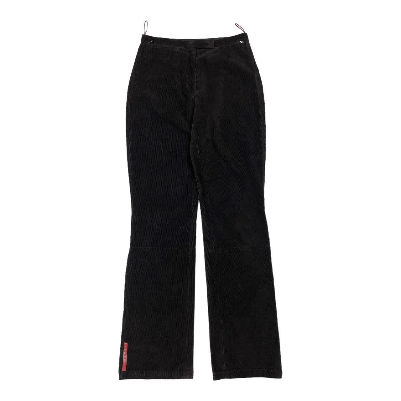 Prada Vintage Prada Sport Corduroy Trousers in Brown Size 27" / US 4 / IT 40 - 1 Thumbnail