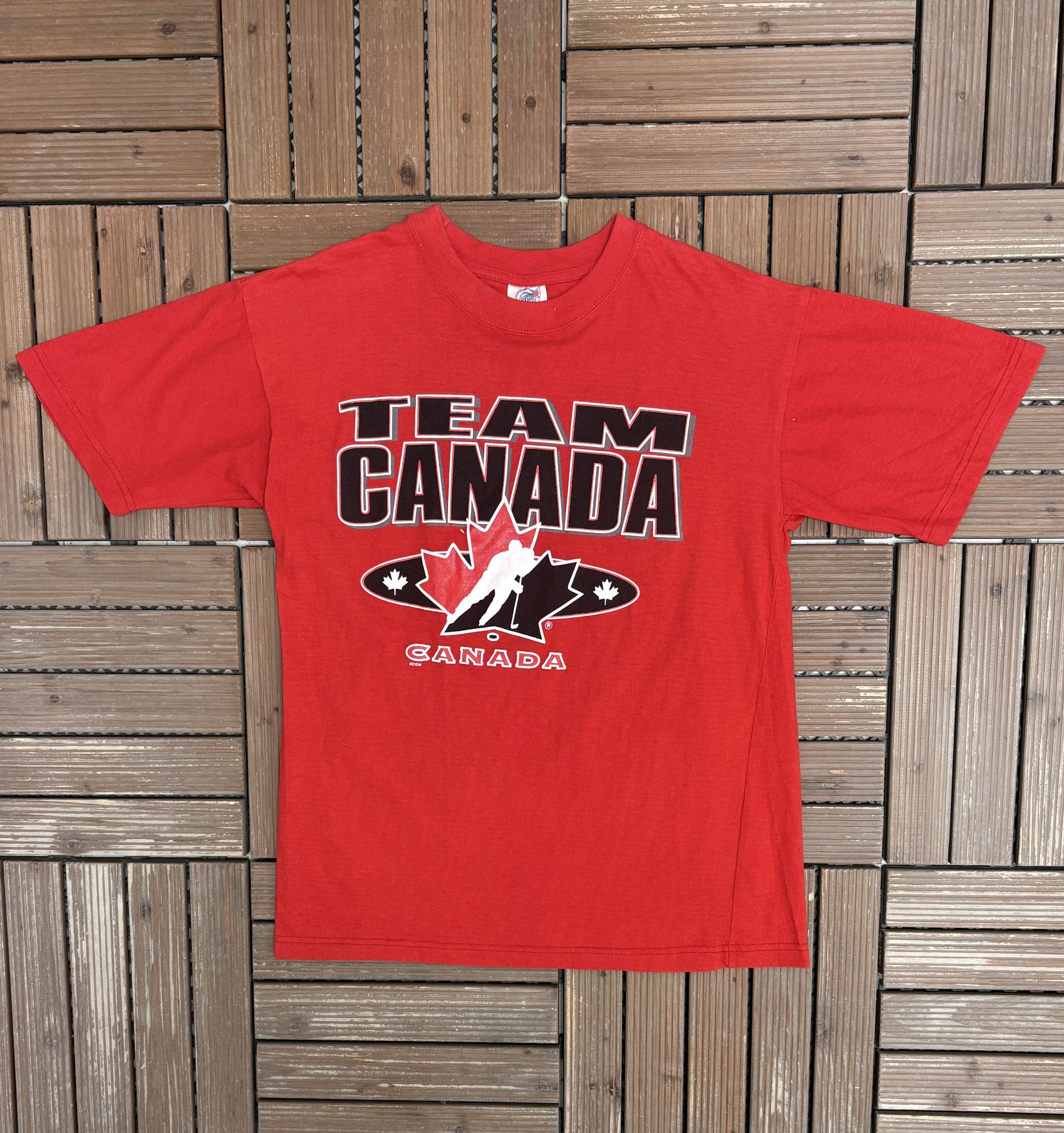 Vintage Team Canada Hockey Vintage T-Shirt Tee Size US S / EU 44-46 / 1 - 1 Thumbnail