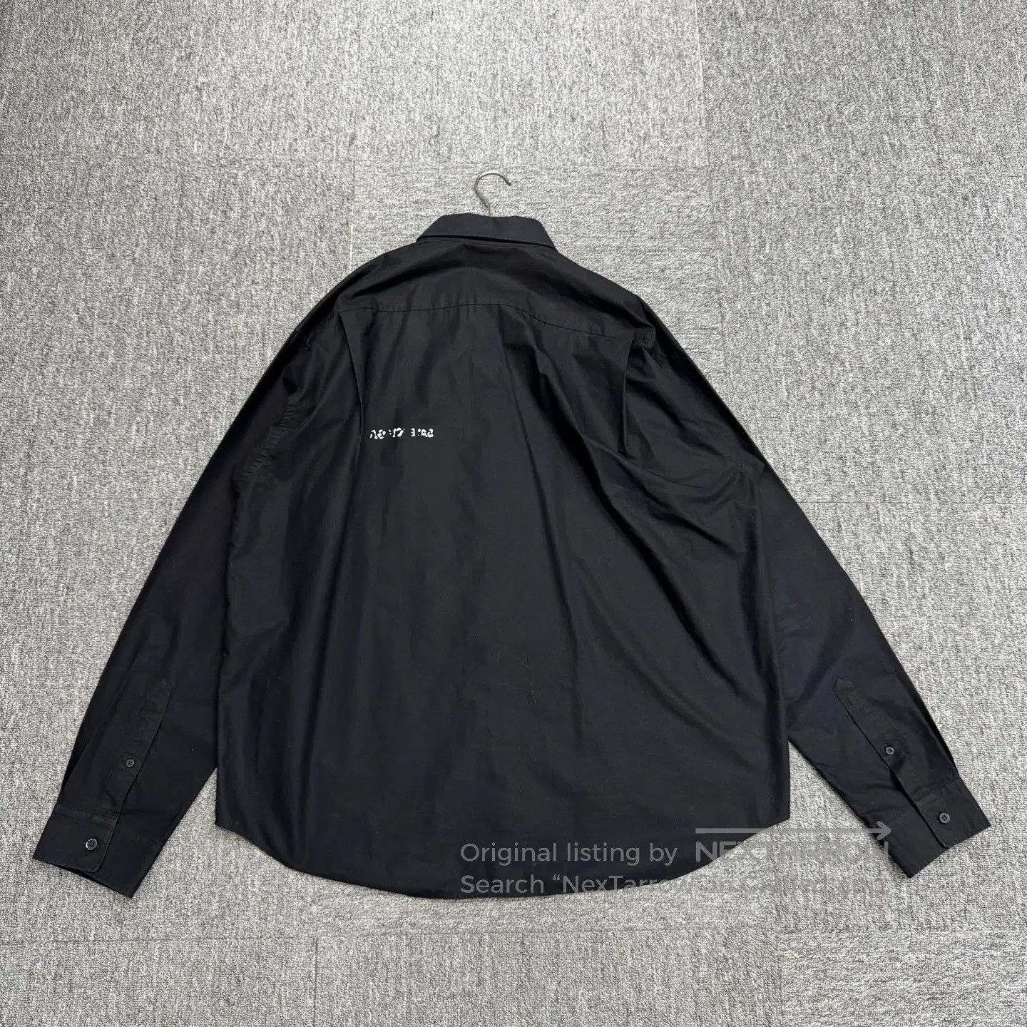 Balenciaga Black Long Sleeve Button-Up Shirt. Size US M / EU 48-50 / 2 - 5 Thumbnail