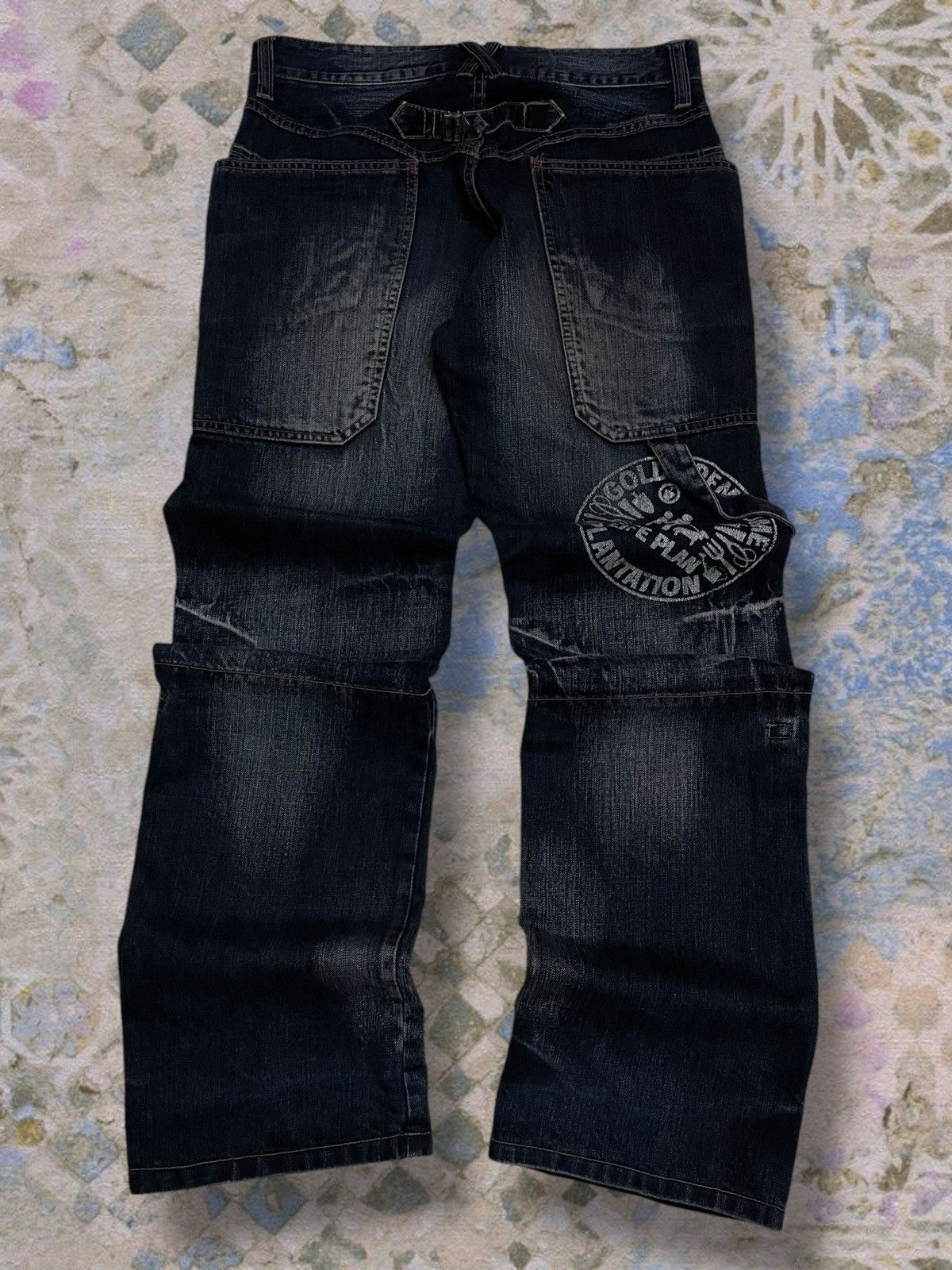 PPFM Vintage Authentic Og Designer Japan PPFM World War Denim Size US 31 - 9 Thumbnail
