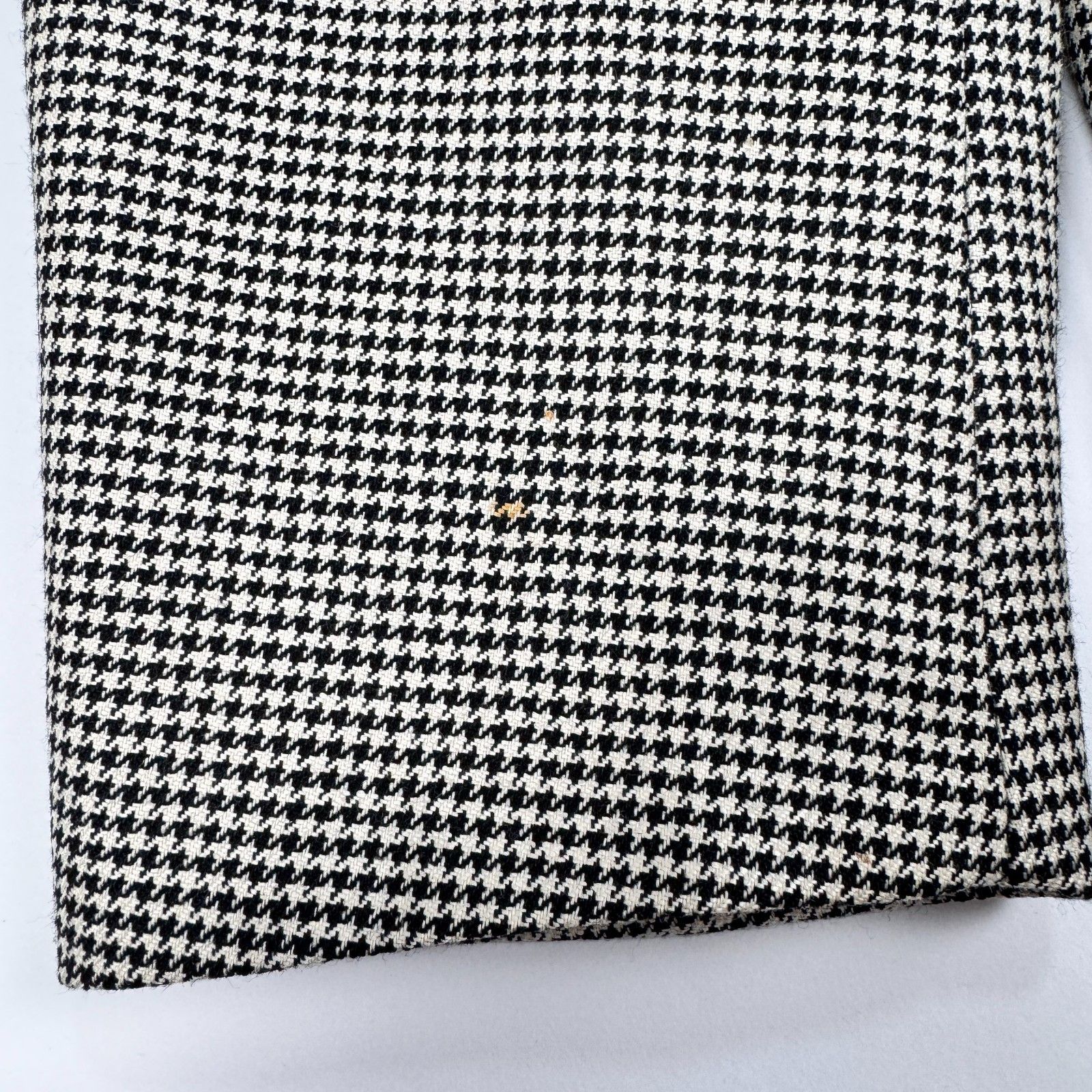 Zanetti Zanetti Italy DB Blazer 52R Silk Wool Houndstooth Sport Size 50R - 6 Thumbnail
