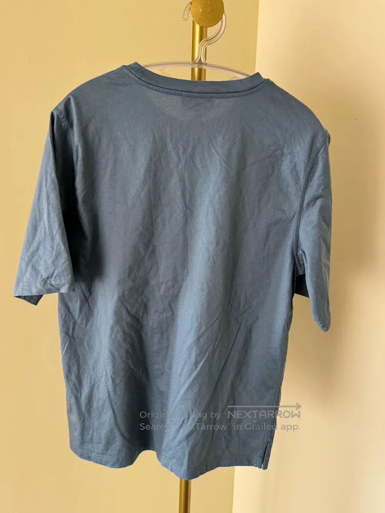 Hermes Hermes Short-sleeve T-shirt with chest leather H24 design, Size S / US 4 / IT 40 - 3 Thumbnail