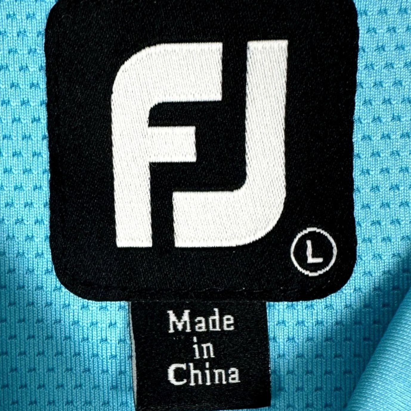 Footjoy FootJoy Polo Shirt Mens Large Light Blue Golf Performance Stretch Rugby Logo Size US L / EU 52-54 / 3 - 4 Thumbnail