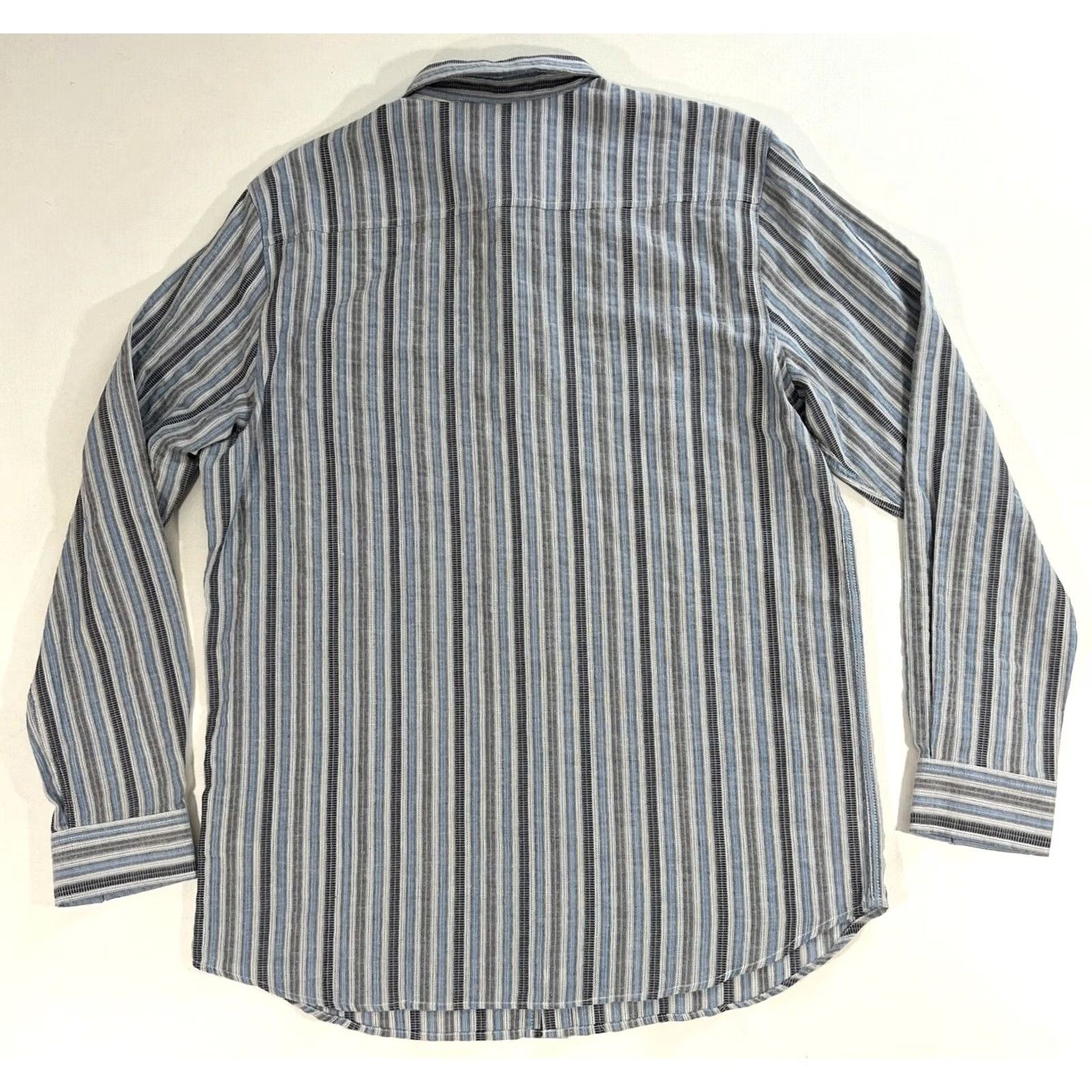 Scotch & Soda NWT Scotch & Soda Button-Up Shirt Mens Dobby Stripe Lightweight Sz L Cotton Multicolor Long Sleeve Collared Pocketed Casual Shirt Size US L / EU 52-54 / 3 - 3 Thumbnail