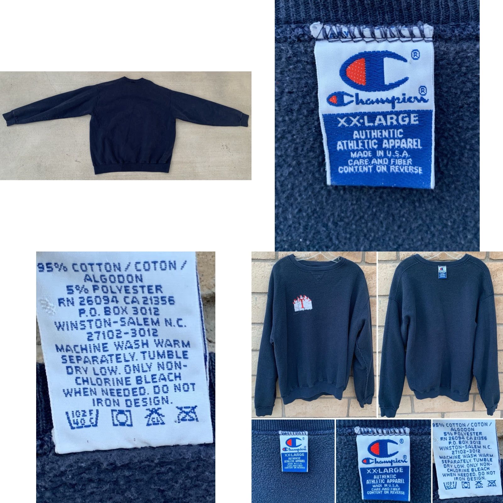 Champion VINTAGE? (No vintage indicator in title) Sorry. Size US XXL / EU 58 / 5 - 10 Thumbnail