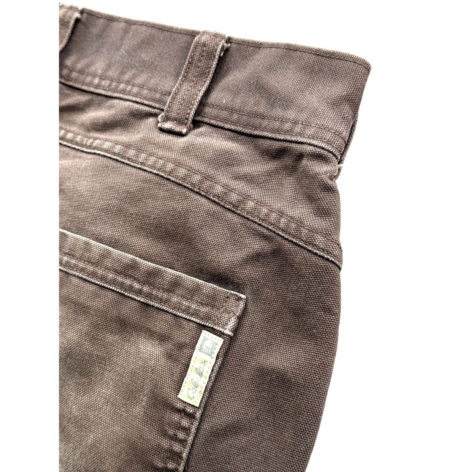 Cabelas × Vintage 2000's Cabela's Brown Double Knee Carpenter Cargo Pants Size US 36 / EU 52 - 8 Thumbnail