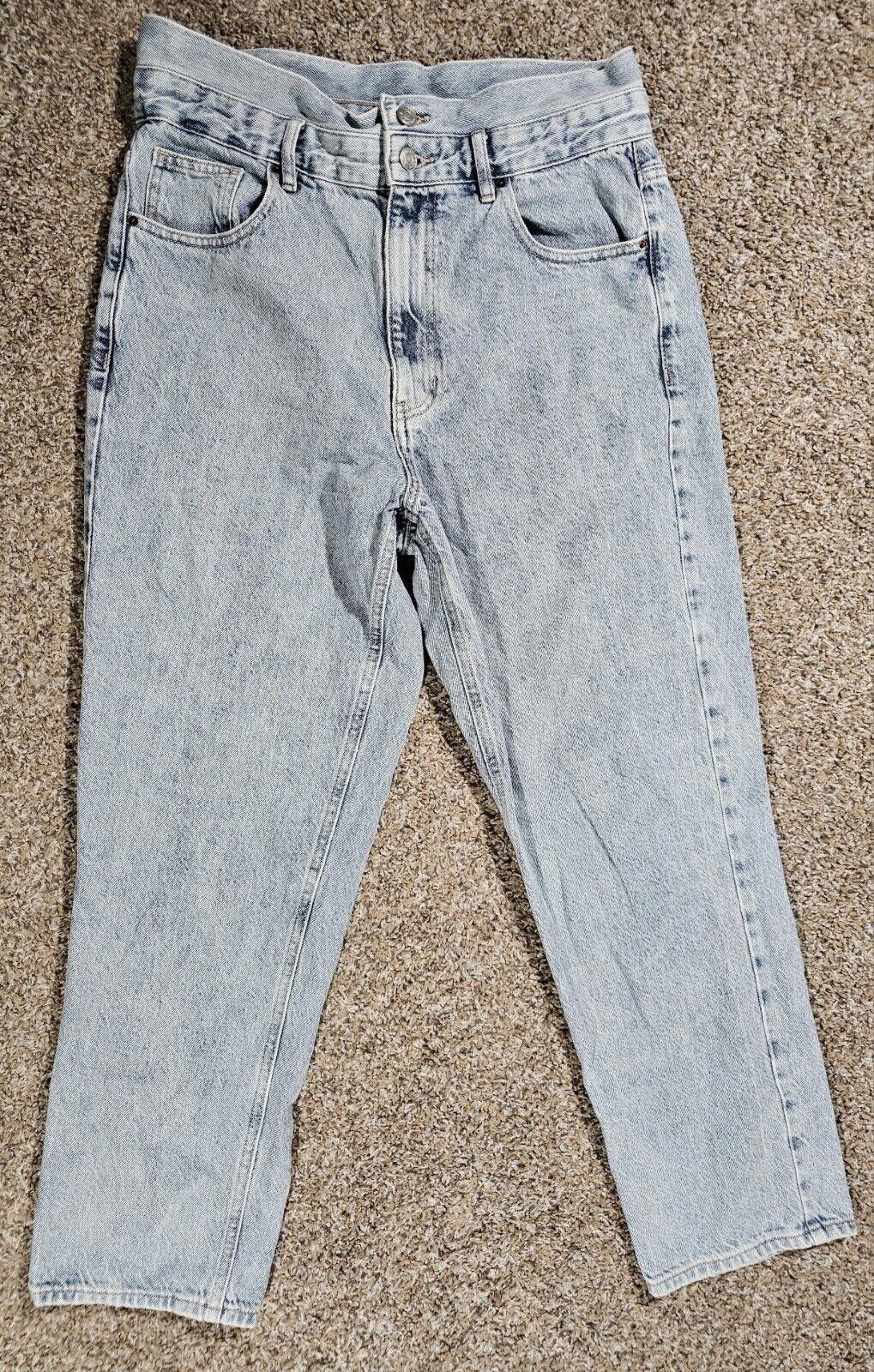 Pacsun Pacsun M Mom Jeans Light Wash Straight Leg Approx 32x27 Size 32" / US 10 / IT 46 - 1 Thumbnail