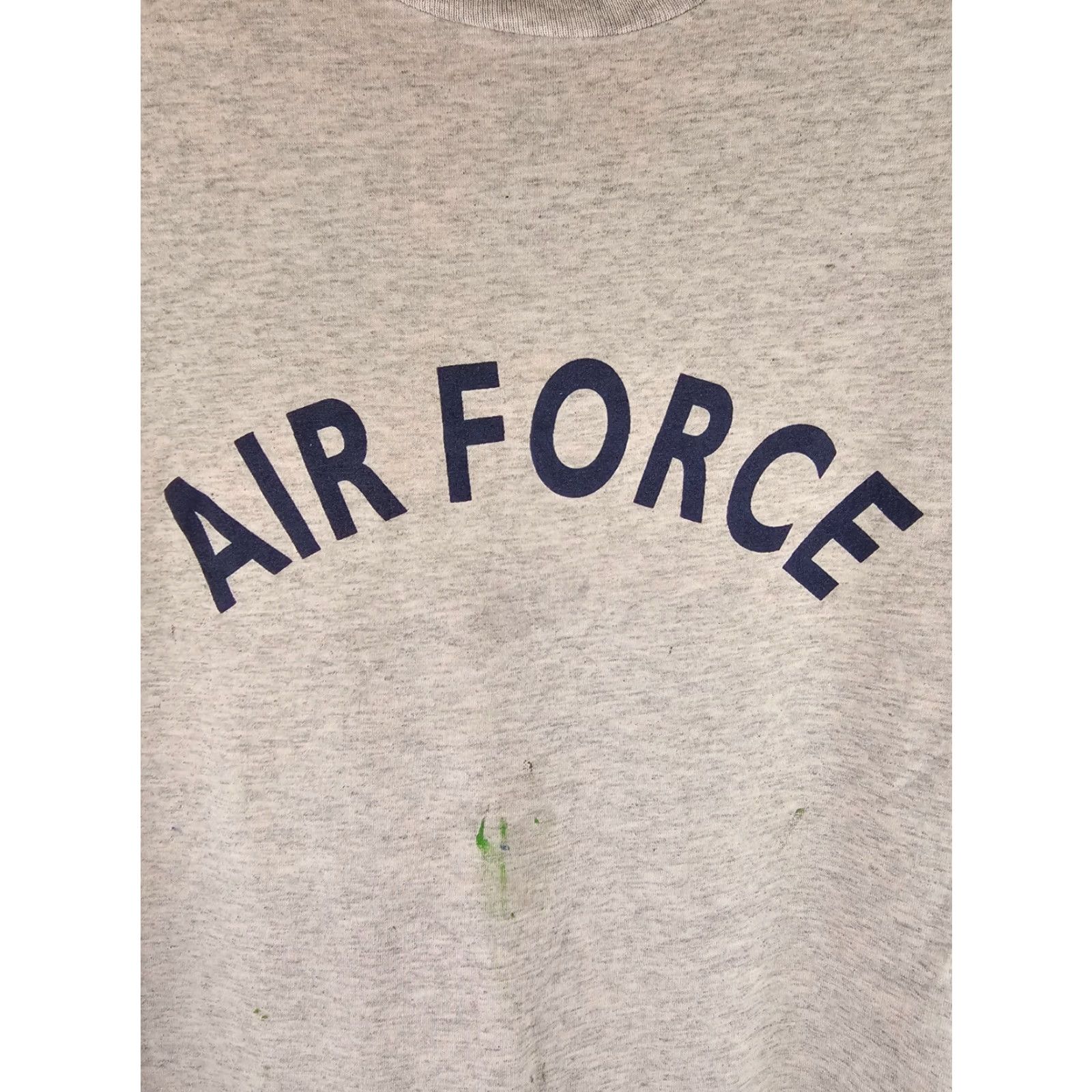 Jerzees VINTAGE JERZEES T-Shirt Gray 50/50 US AIR FORCE 90's Mens Large Short Sleeve Round Neck 21 Inch Cross Chest 28 Inch Size US L / EU 52-54 / 3 - 2 Thumbnail