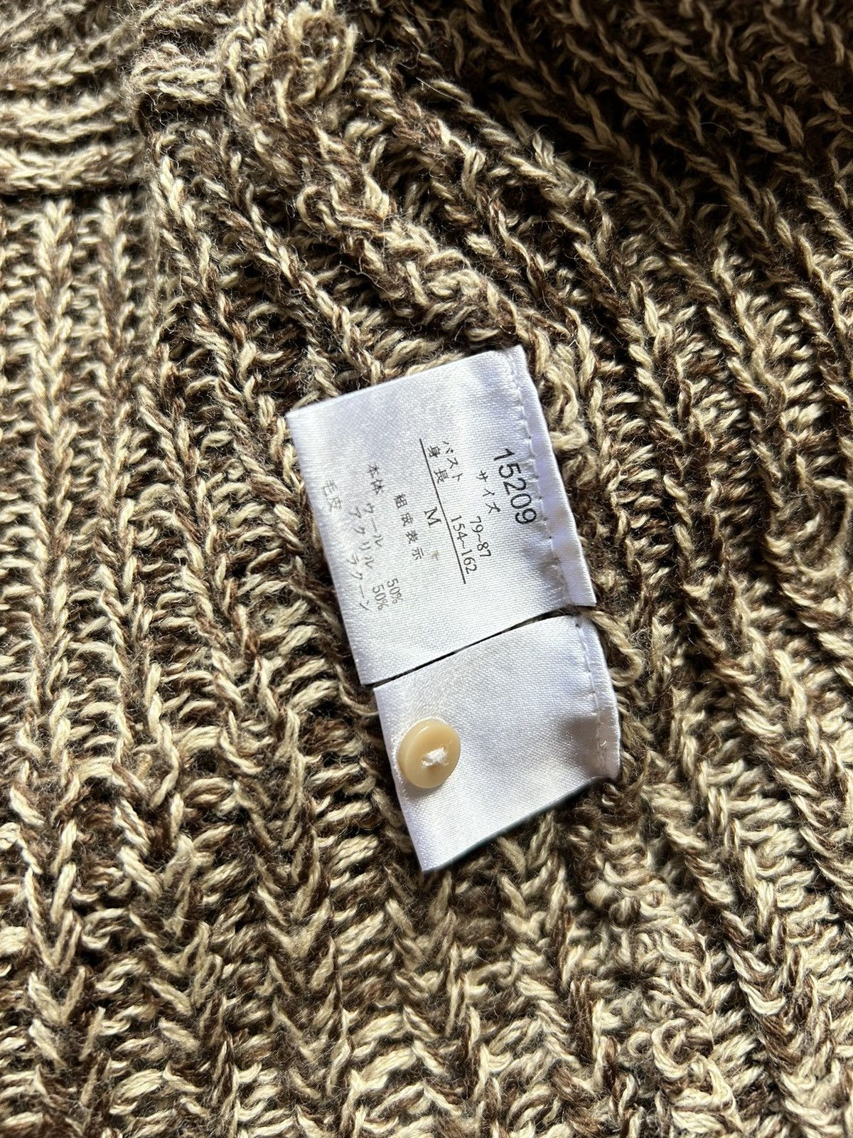 Japanese Brand BINDINGOFFER💸Fur cardigan japanese knitted Ifsixwasnine lgb Size US M / EU 48-50 / 2 - 9 Thumbnail