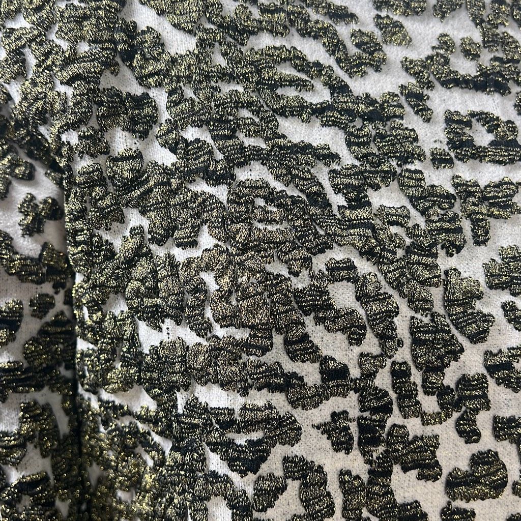Jonathan Simkhai Jonathan Simkhai Animal Print Jacquard Cropped Sweater Lace L NWT Size L / US 10 / IT 46 - 10 Thumbnail