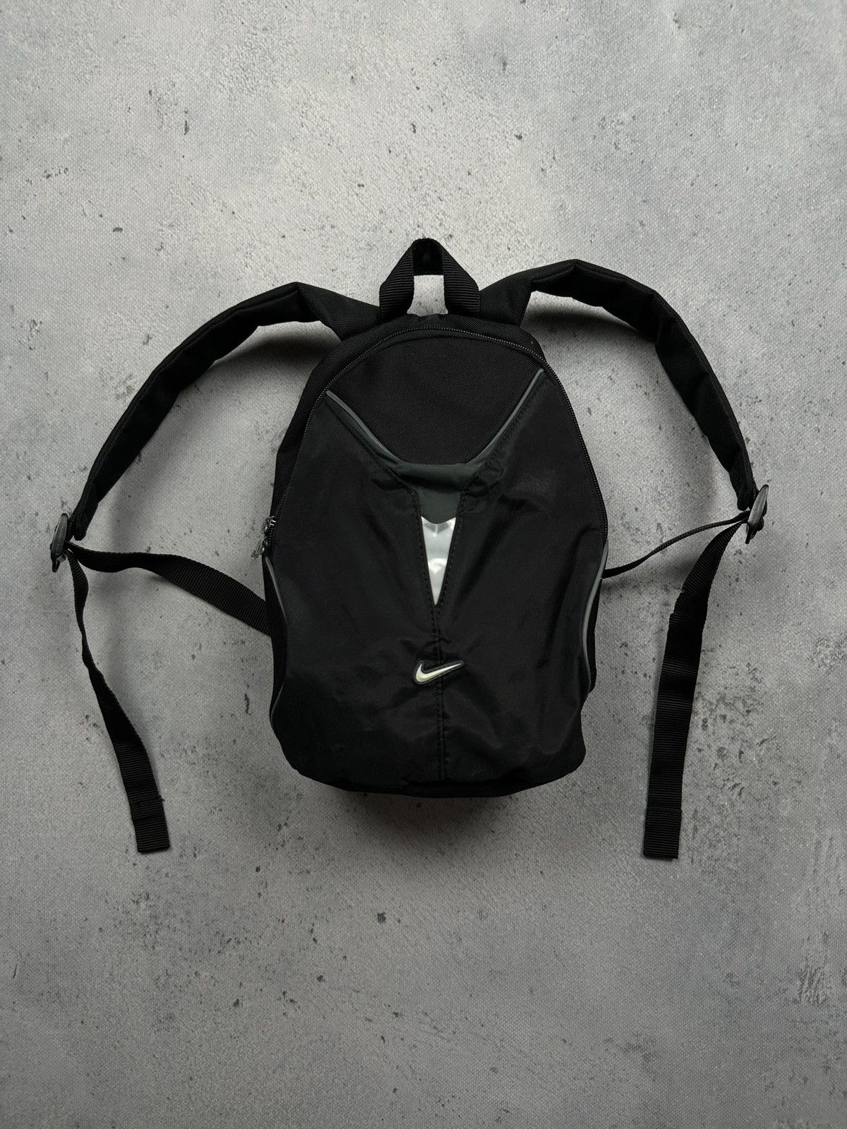 Nike Nike Vintage Mini Backpack Bubble Bag Black 1990s Swoosh Size ONE SIZE - 6 Thumbnail