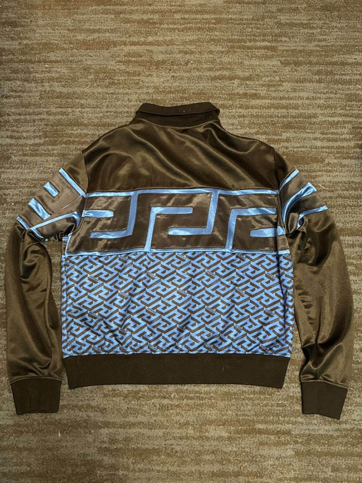 Versace Black and Blue Versace Track Jacket Size US XL / EU 56 / 4 - 3 Thumbnail