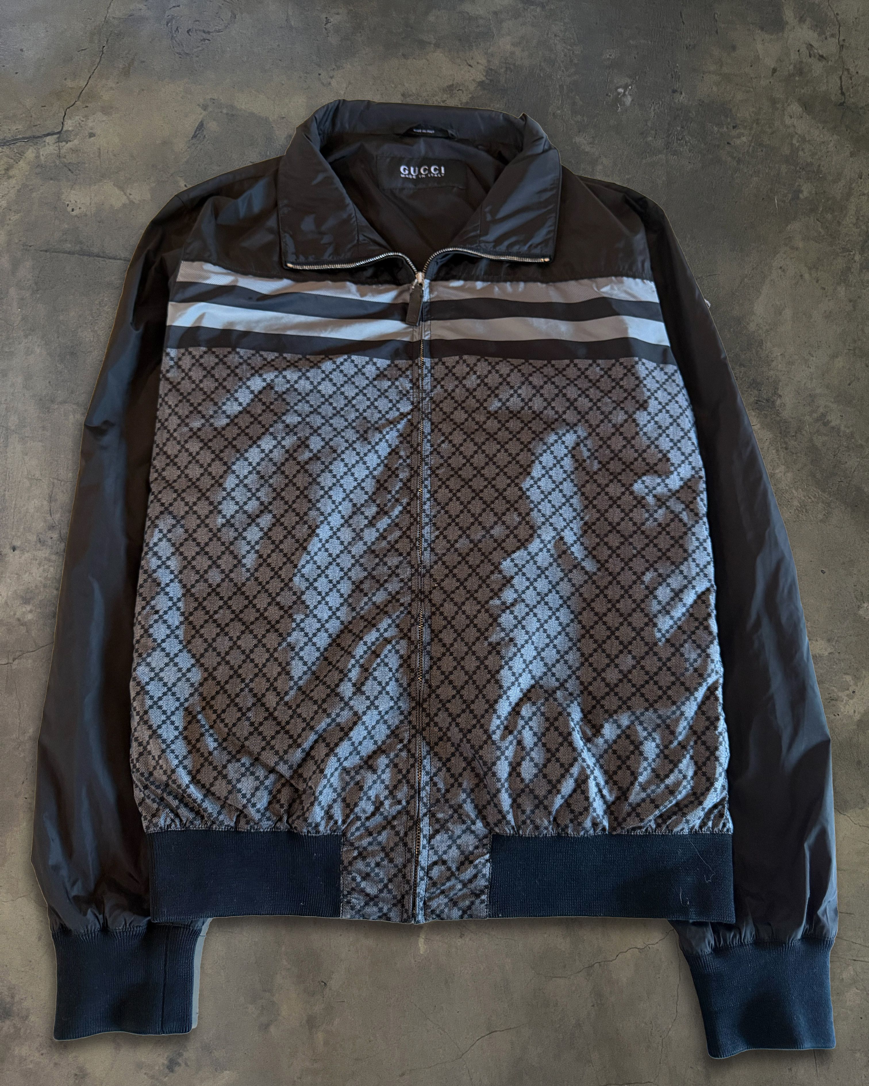 Gucci GUCCI SS2011 DIAMANTE MONOGRAM NYLON LIGHT JACKET Size US M / EU 48-50 / 2 - 1 Thumbnail