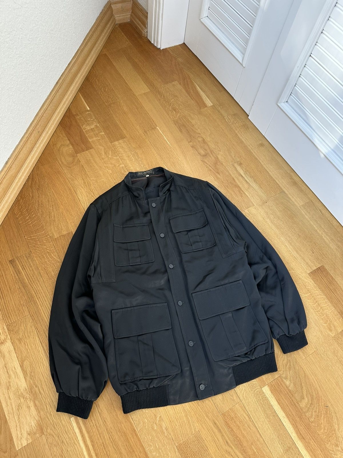 TED LAPIDUS Rare Ted Lapidus Button Light Jacket Multipocket Black Size US L / EU 52-54 / 3 - 2 Thumbnail